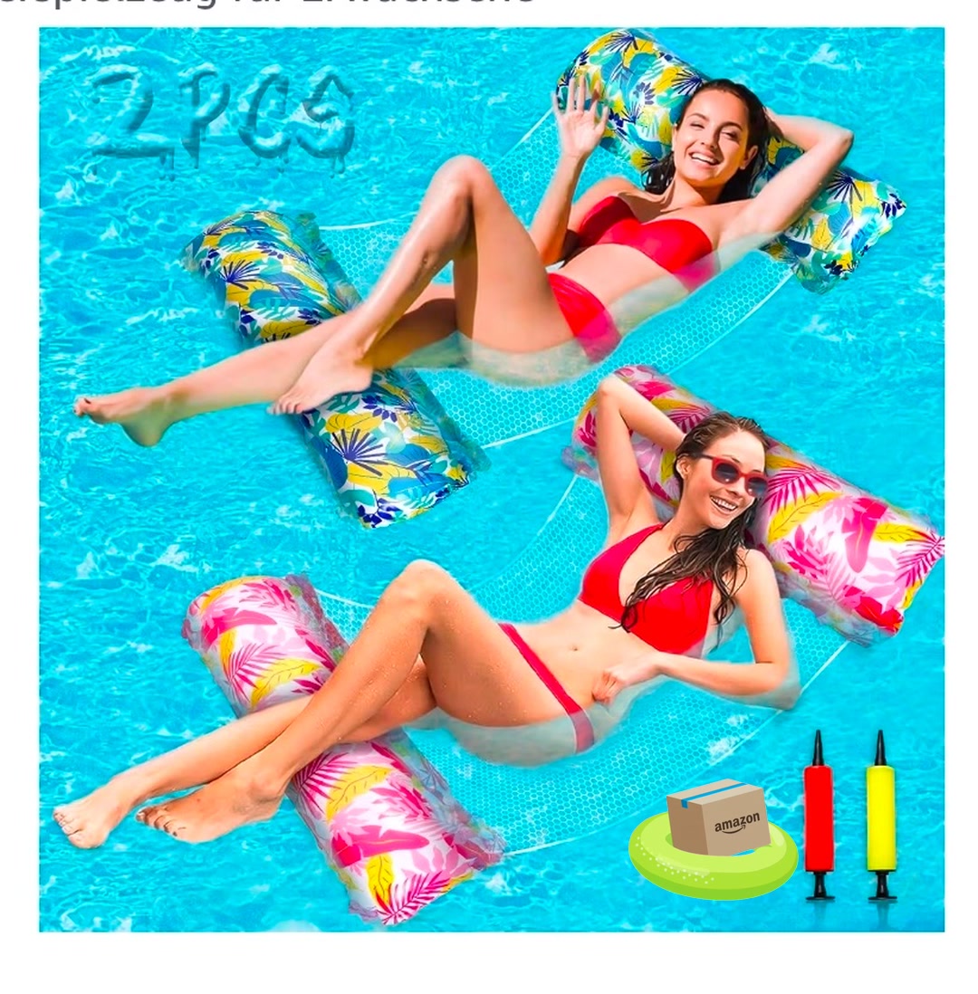 🔥 SEHR GÜNSTIG!, Jetzt nur 9,99€, 2 Stück !!! Luftmatratzen für den Pool, 👇 LINK ZU AMAZON IN DEN KOMMENTAREN, (Preis kann jederzeit steigen) | Online Schnäppchen und Preisfehler