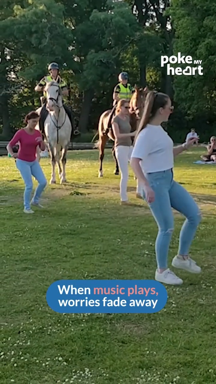 dancing with horses #dance #farmlife #horses #park | Poke My Heart