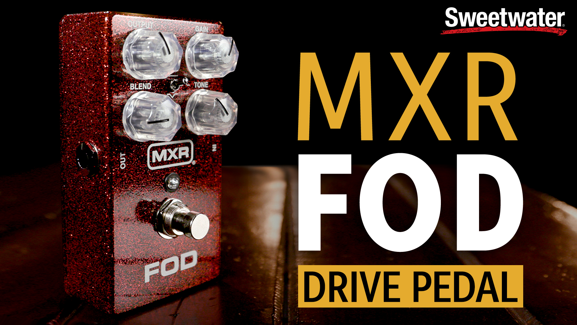 Massive dual-amp tone in a single stompbox? The FOD Drive puts the