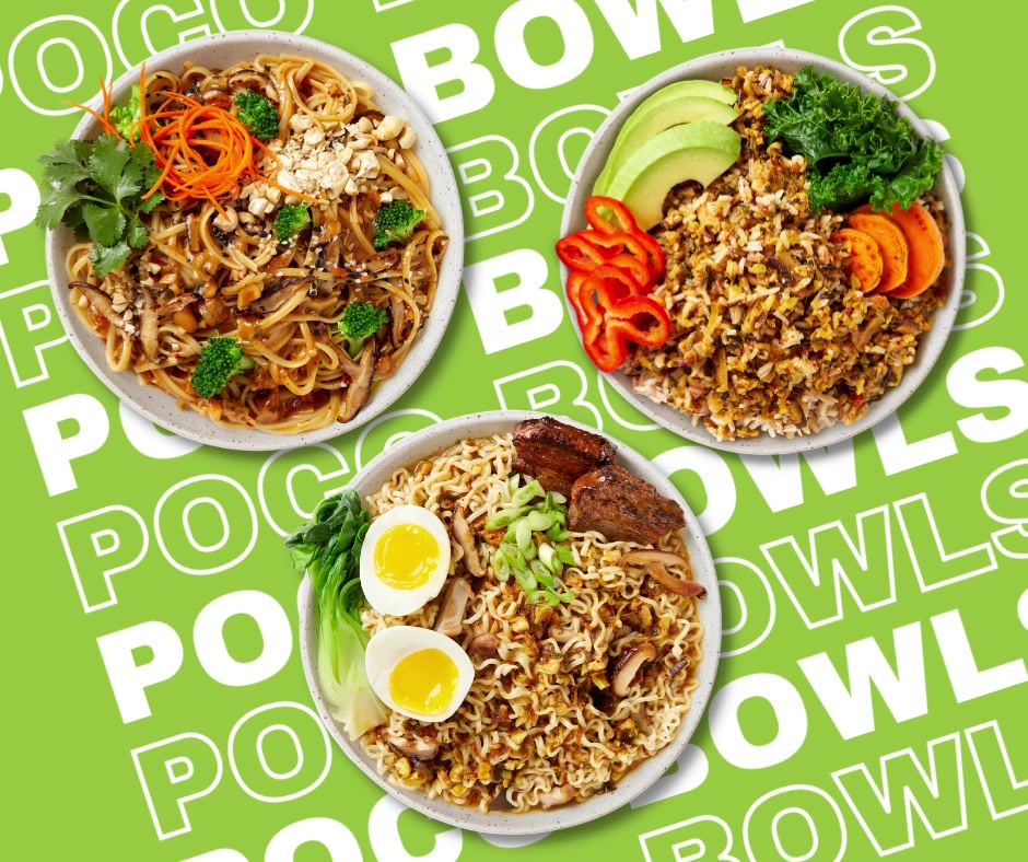 🤪Go Poco Loco with Your Poco Bowl🤪, Add your favorite proteins and vegetables or leave it as is!🍣🍤🥦, Takes 10 minutes for a filling and delicious meal., 👉0 preservatives, 👉 0 additives, ✅100% real