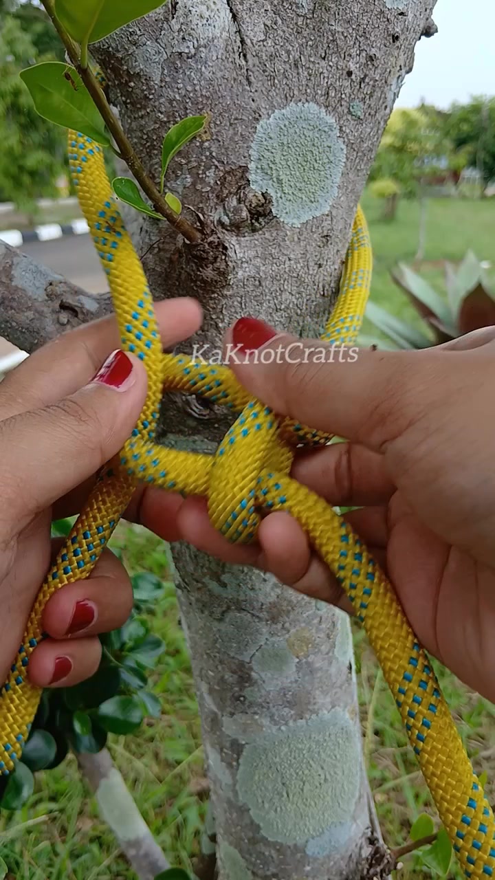 #knottying #diycrafts #handmade #tricks #easyknot #rope #tutorial # ...