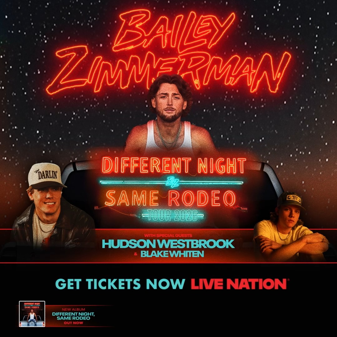 IT’S TIME, Y’ALL! 🔥 Grab your tickets NOW for Bailey Zimmerman's ...