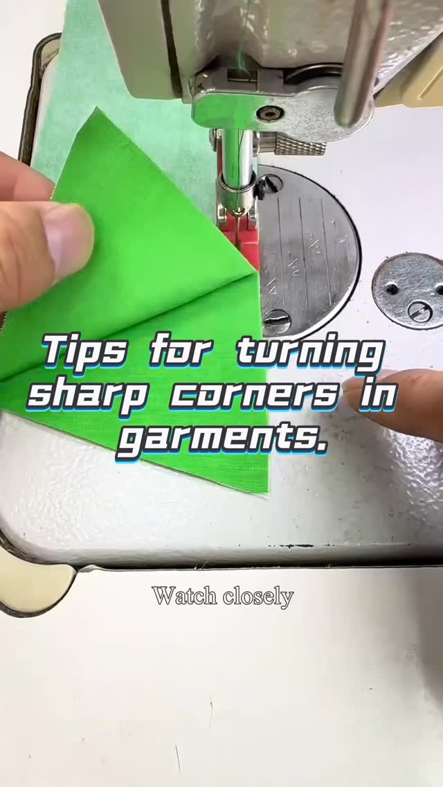 Tips for turning sharp corners in garments.#Wholeheartedapparel# ...