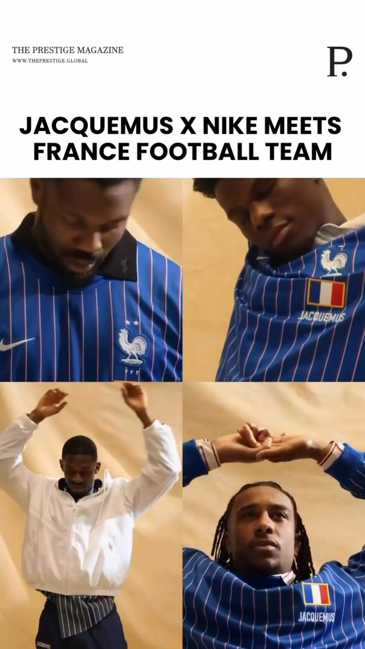 Jacquemus x Nike x FFF launches a 2026 World Cup lifestyle capsule