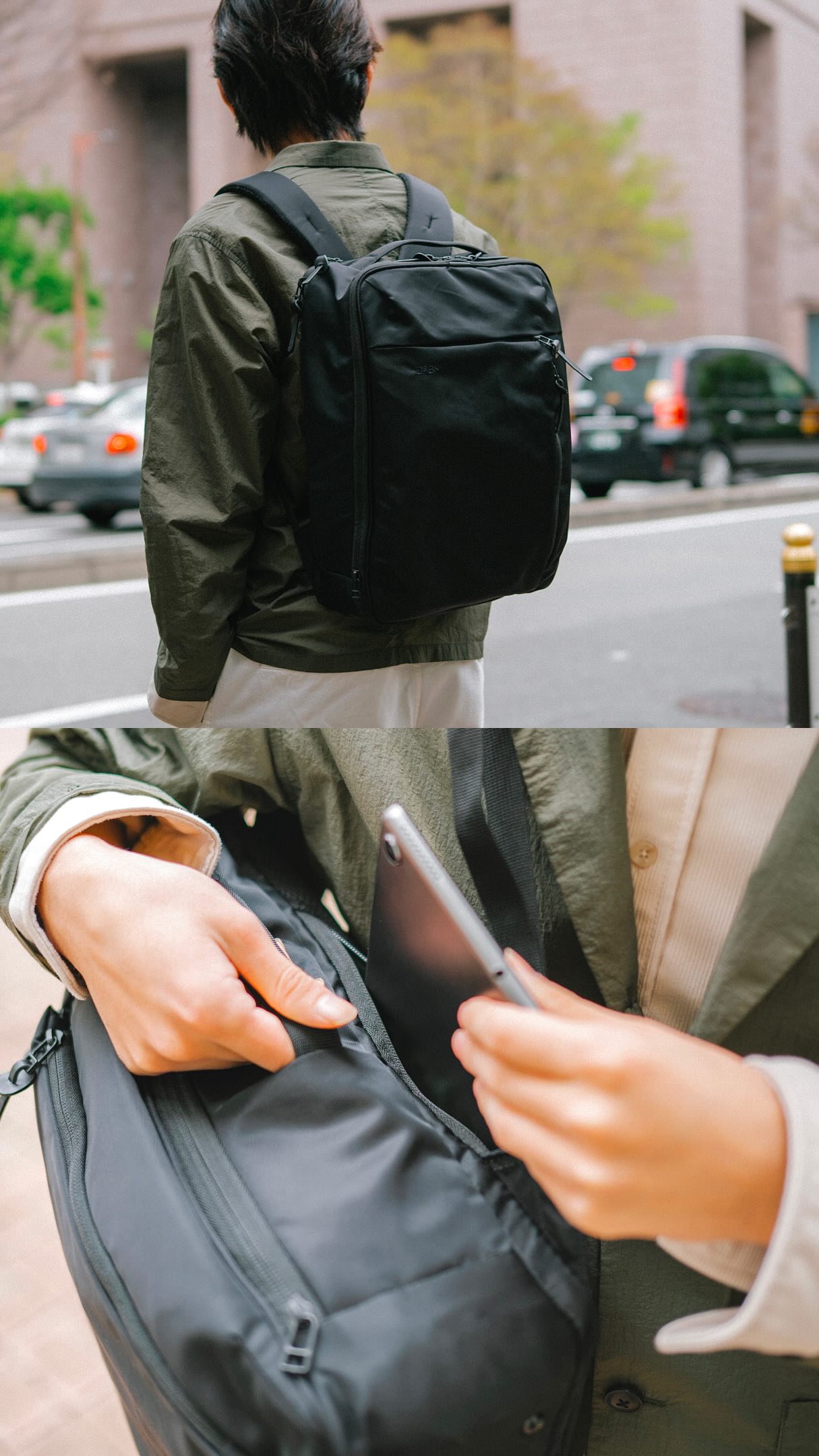 通勤でよく使っているバックパック、紹介します。 #hushtug #ジップ