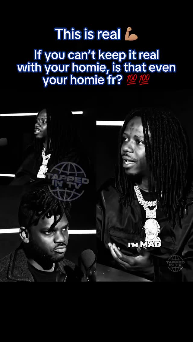 Real homies can have a real hard conversation and still be cool 💯. # ...