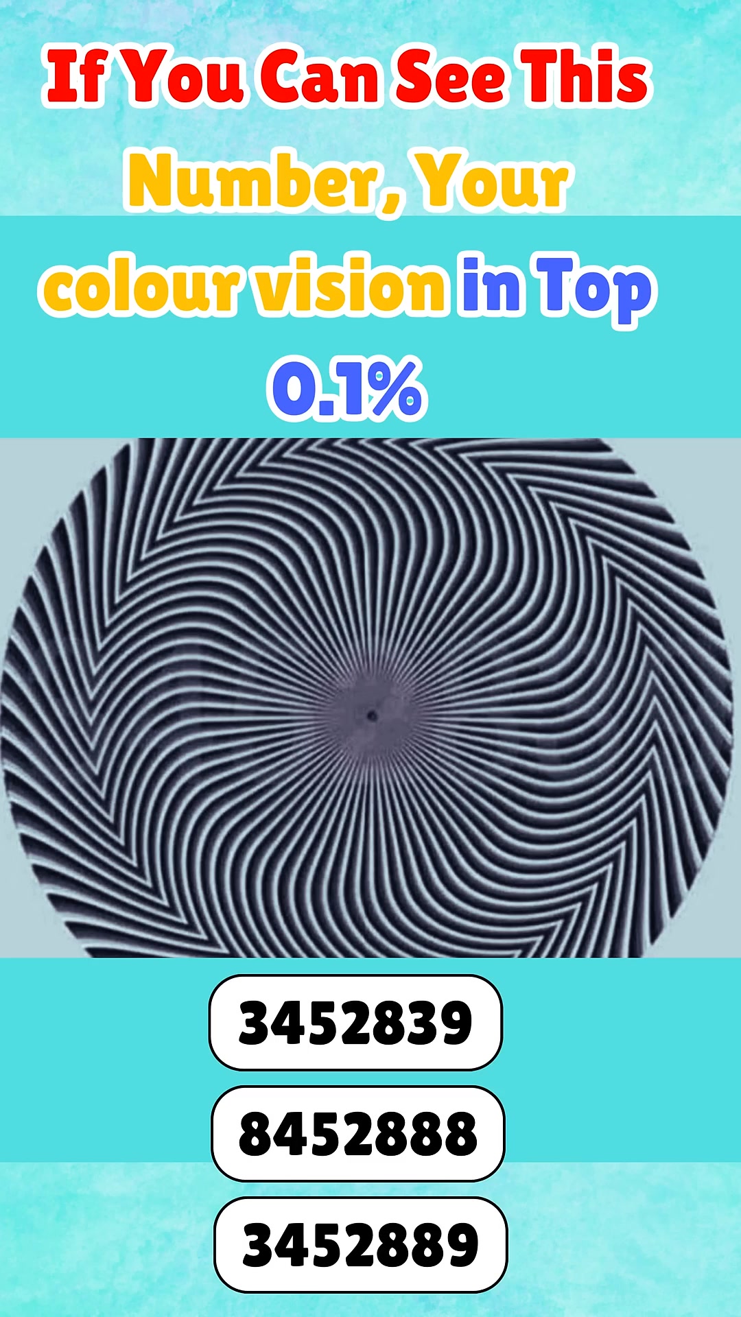 If You Can See This Number_ You’re Top 0.1% Only sharp eyes can pass ...