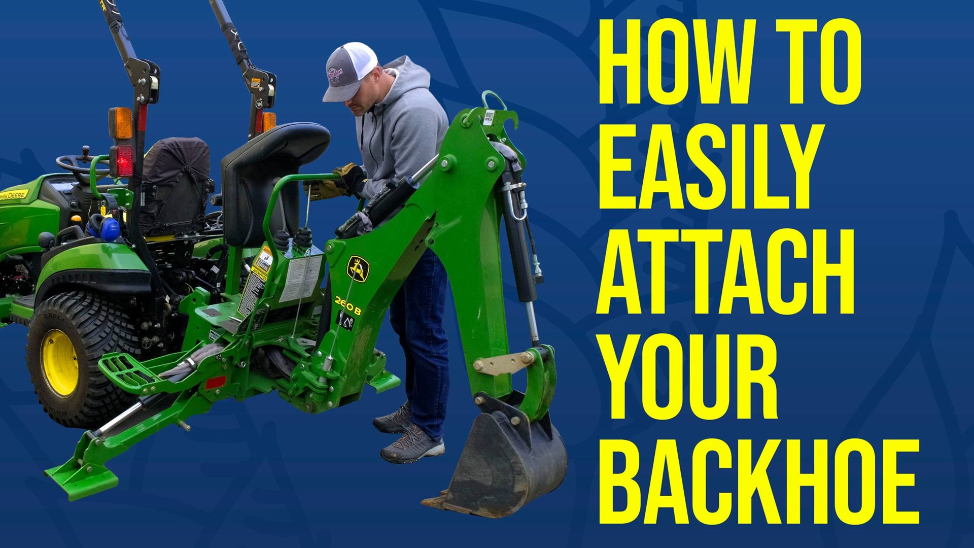Good Works Tractors - EASILY INSTALL YOUR BACKHOE! JOHN DEERE 1025R AND ...