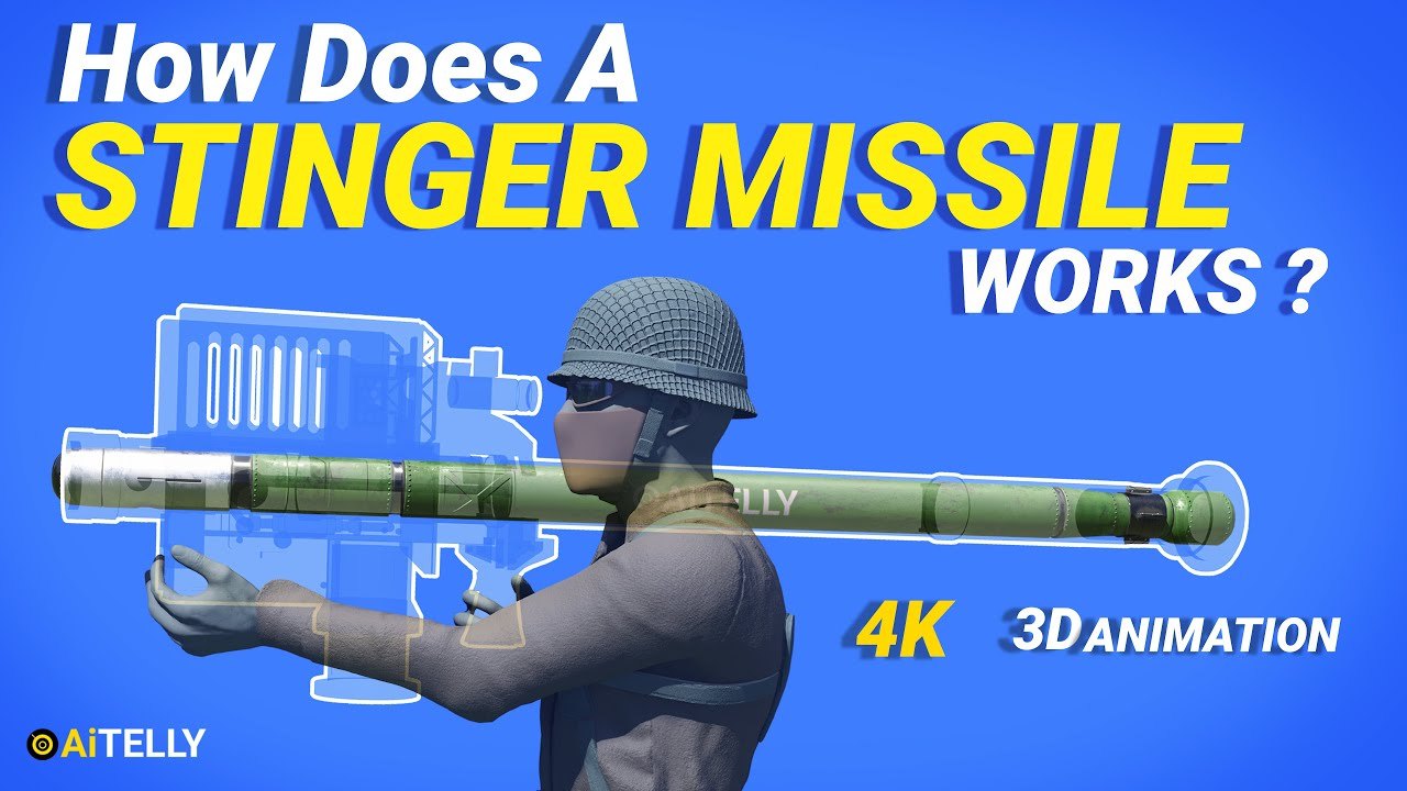 How does a Stinger Missile Works? | 4k 3D animation 