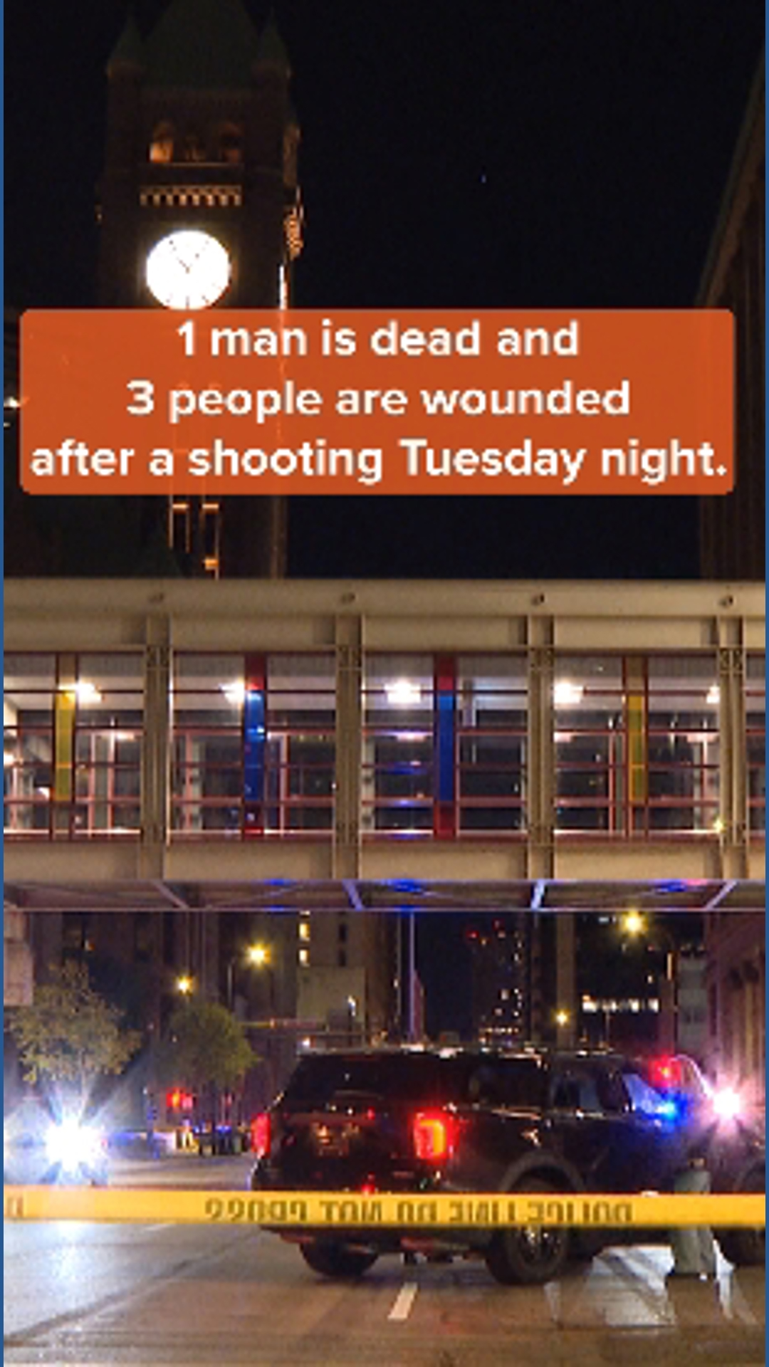 Minneapolis police are searching for a suspect after one person was ...