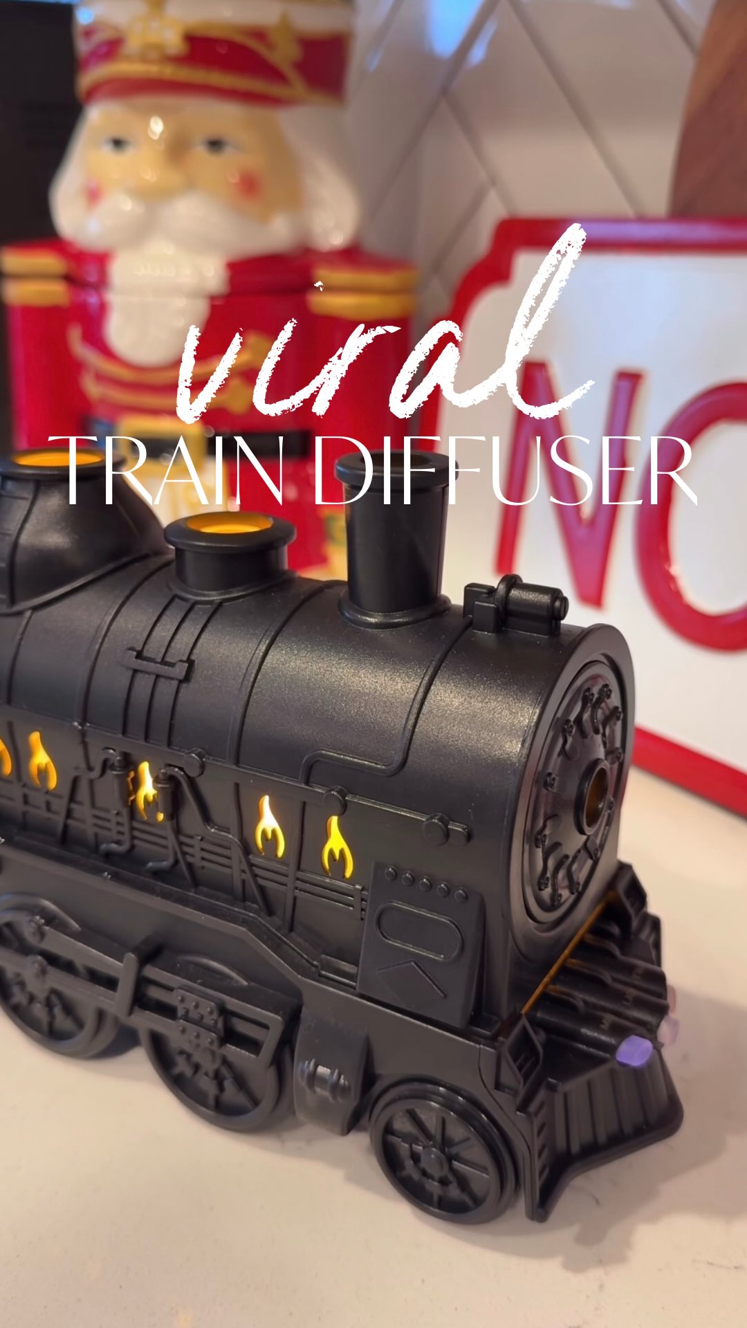 Christmas magic! This little train diffuser did NOT disappoint