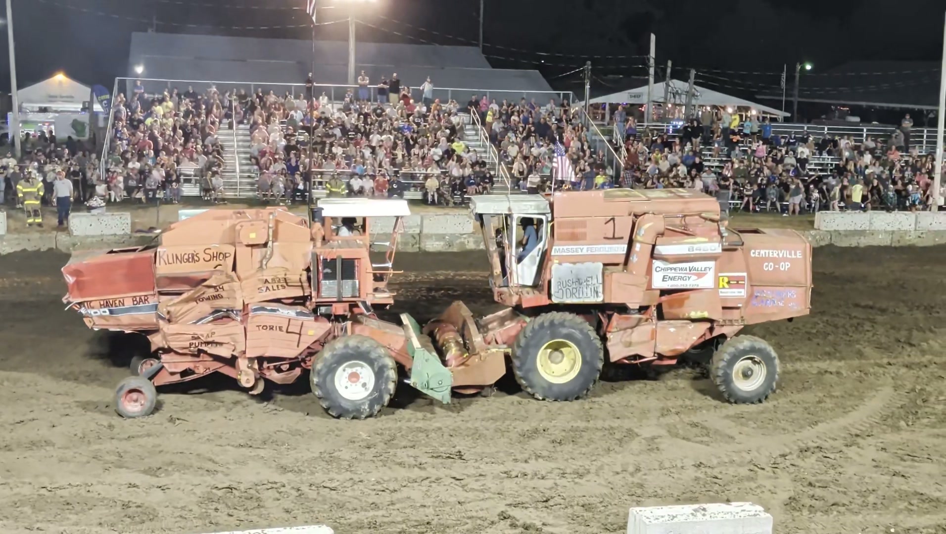 The opening hits of the COMBINE DERBY!