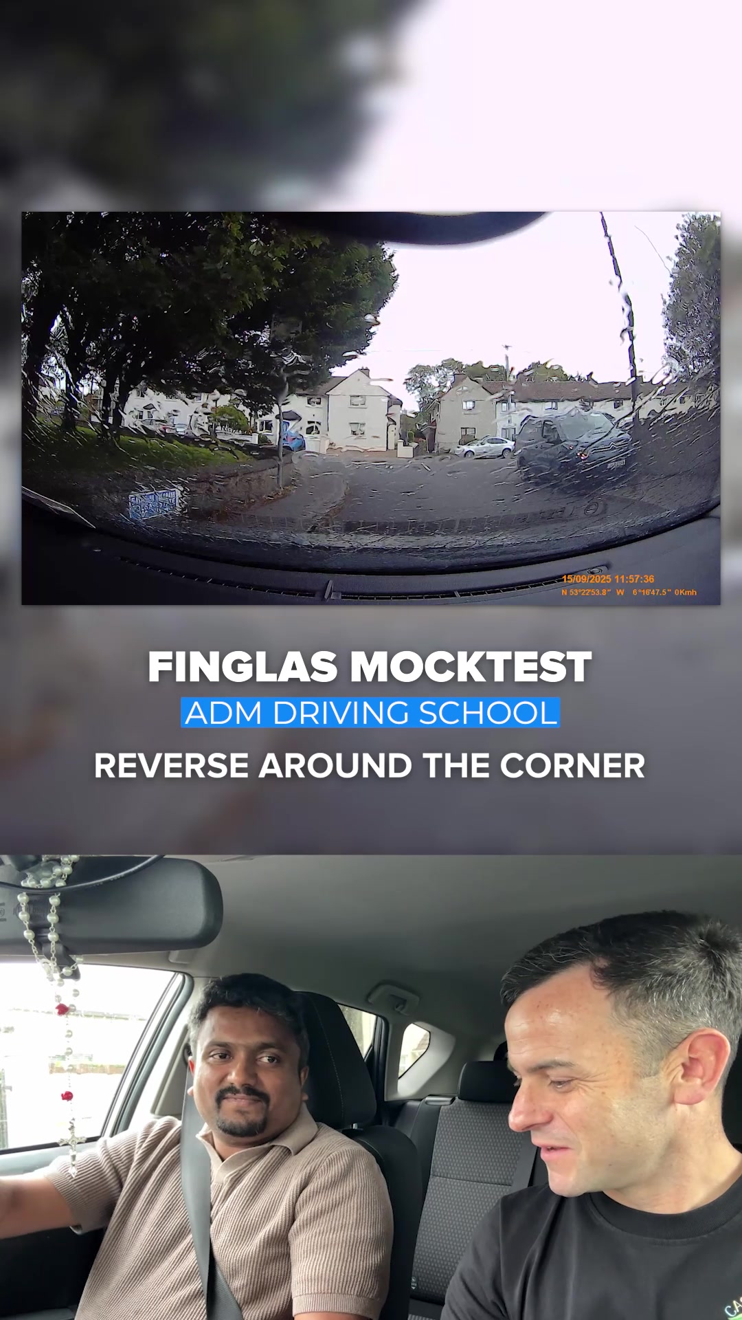 Finglas Mock Test Tips Reverse Around the Corner #tips #learntodrive # ...