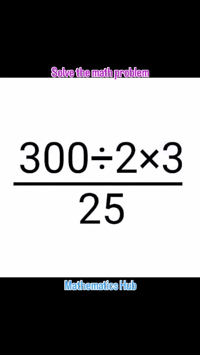 Solve the math problem #mathproblems #viralreels #viral #maths ...
