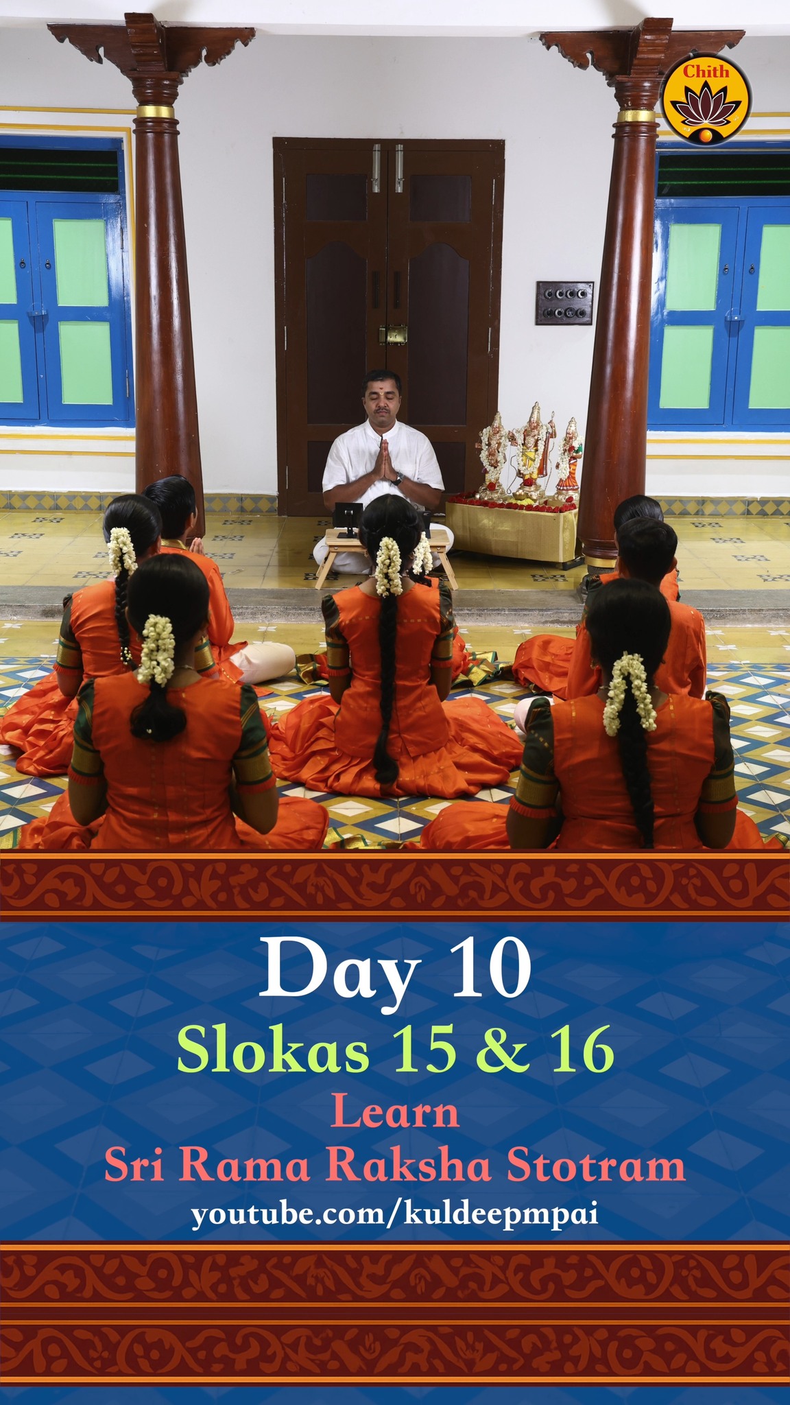 Day 10 | Slokas 15 & 16 | Learn Sri Rama Raksha Stotram | in 21 Days ...