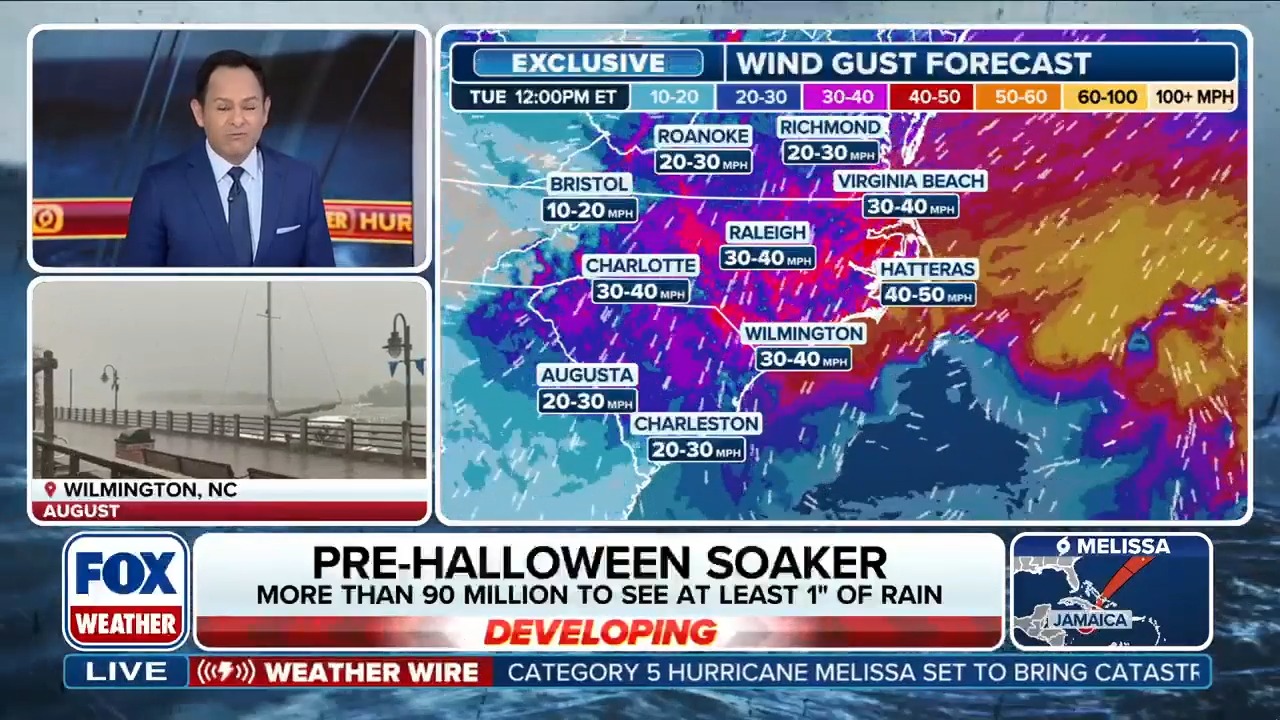 🎃🌧️FRIGHTFUL FORECAST: Two storm systems will soak the eastern US ahead ...