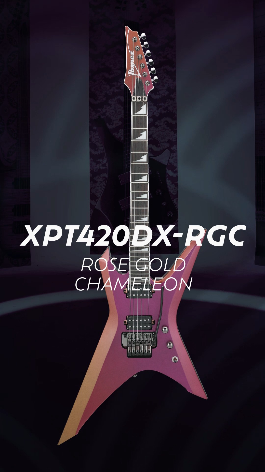 Ibanez XPT420DX Rose Gold Chameleon (RGC) The long awaited return