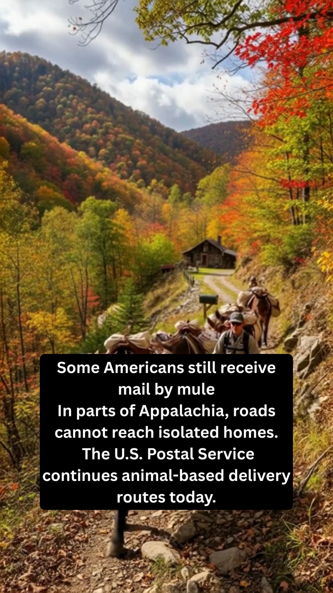 The U.S. Still Delivers Mail by Mule 🐴📬 Check first comment for more ...