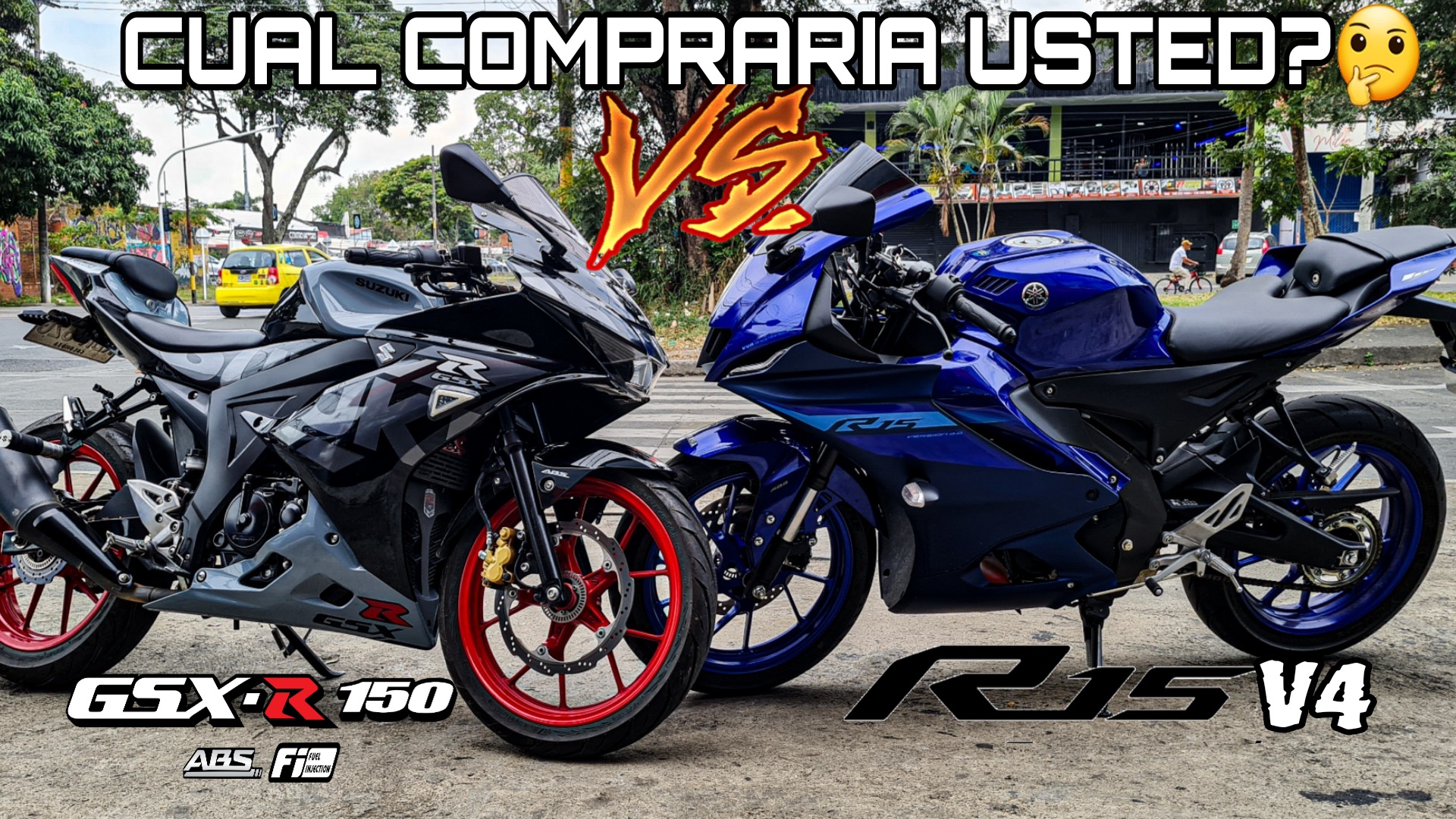 ⚠Yamaha R15 V4 VS Suzuki GSXR 150 Comparativa Cual Compraria usted ...