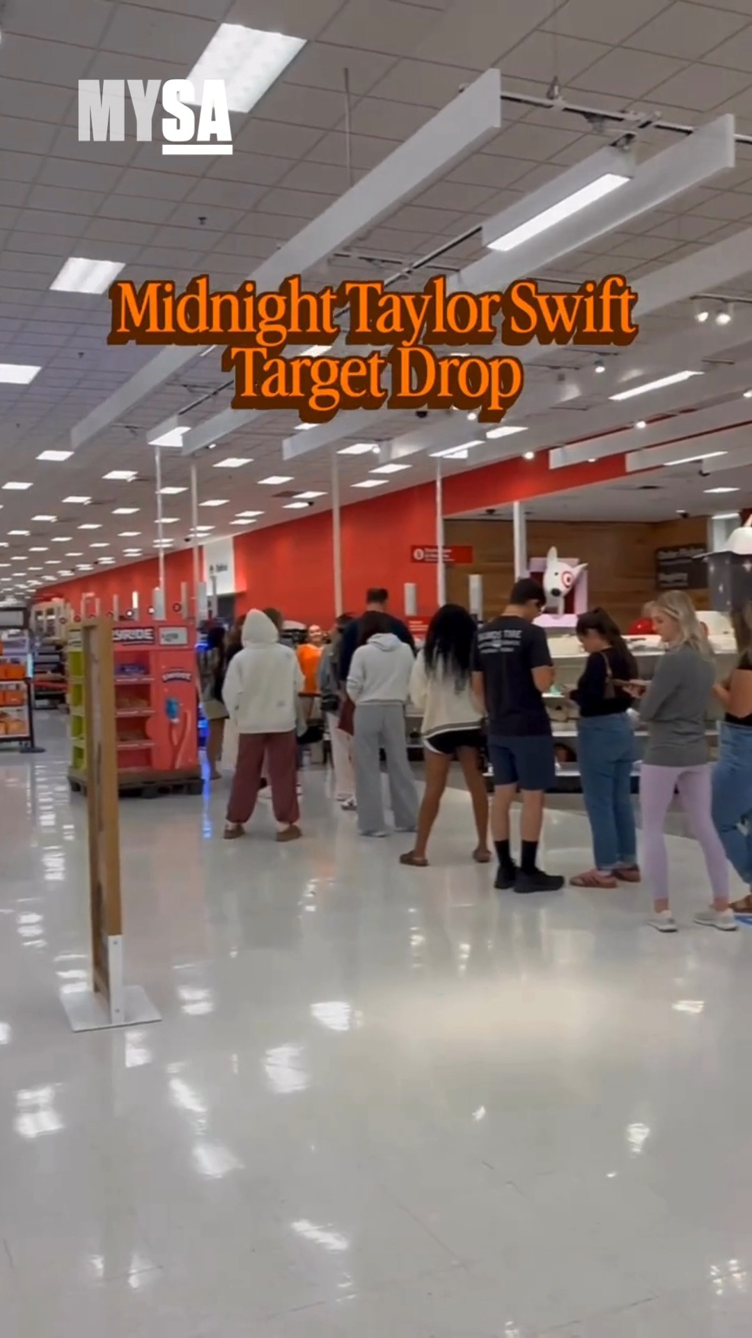 Target offered a special midnight release of Taylor Swift's new album.