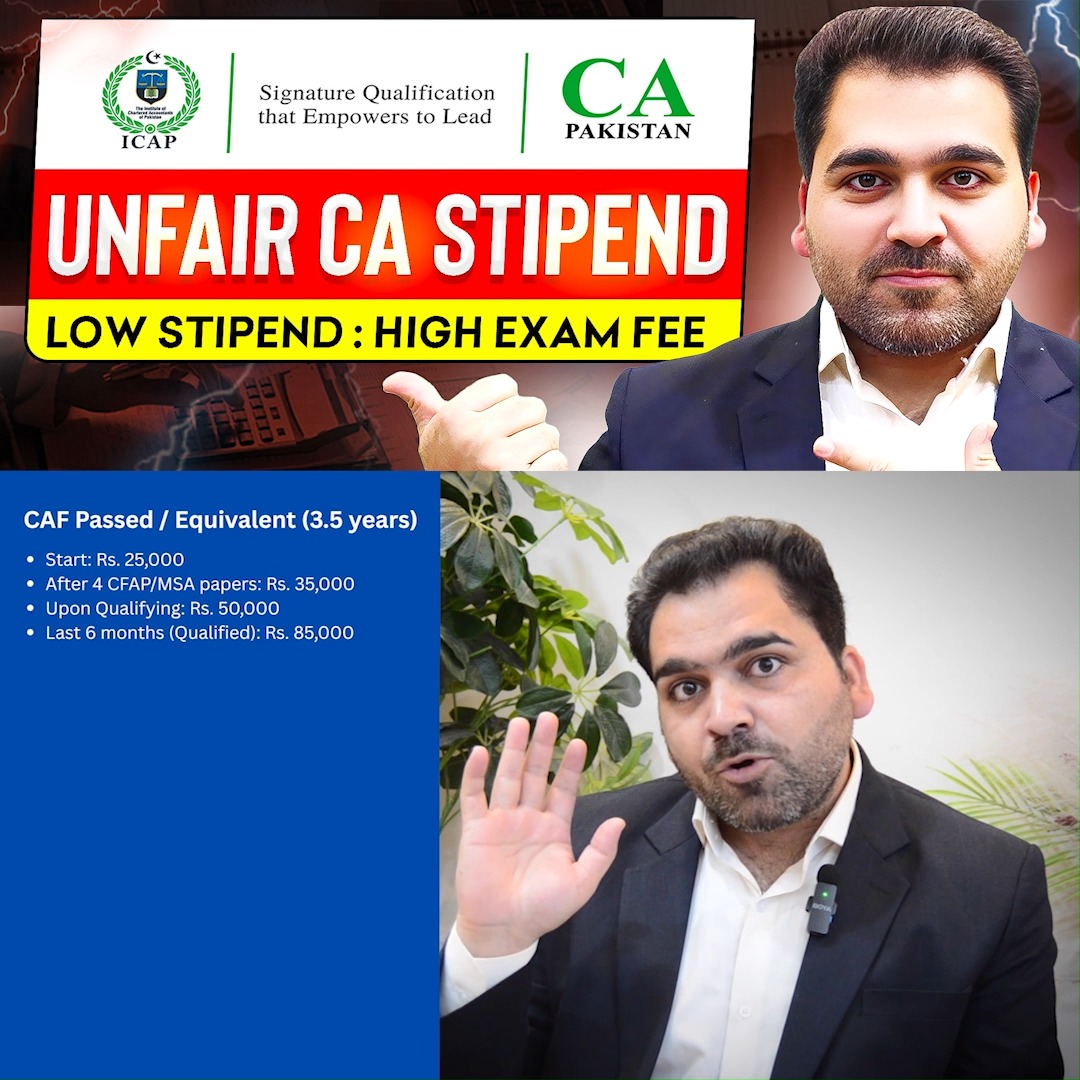 CA Stipend 2025 | Unfair Stipend Rates | Low Stipend High Exam Fee # ...