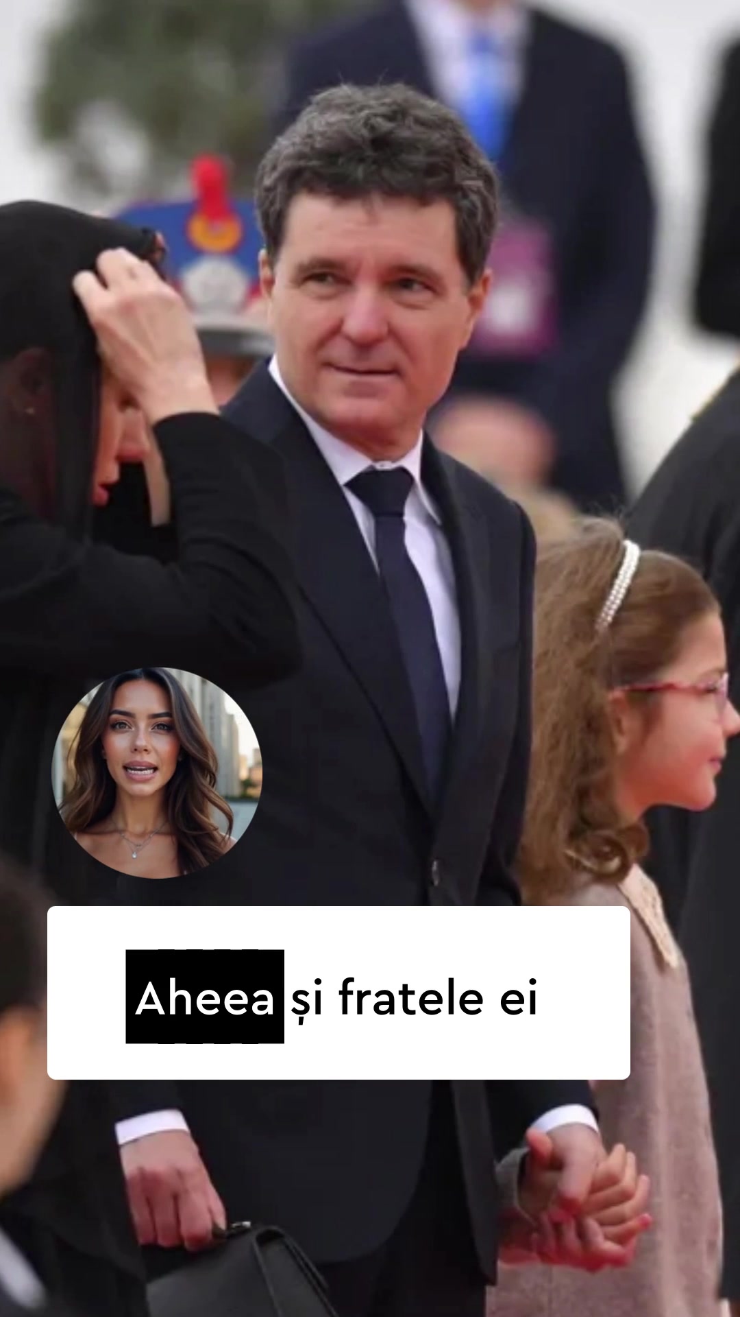Aheea, fetița lui Nicușor Dan, un exemplu de eleganță la sfințirea ...