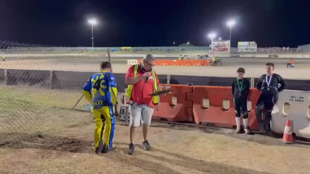 1st place @gillmanspeedway 125cc #fyp #dirtbike #speedway #speedway ...