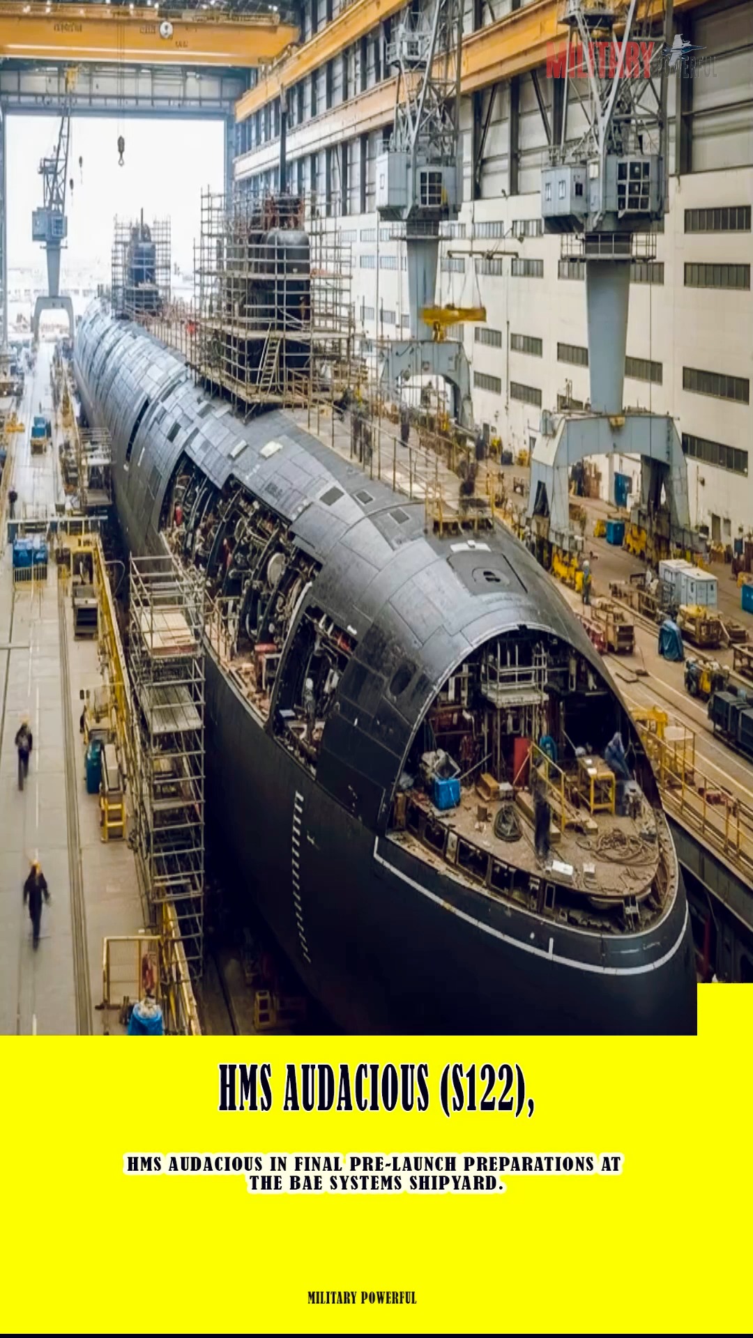 HMS Audacious (S122), an Astute-class nuclear-powered attack submarine ...