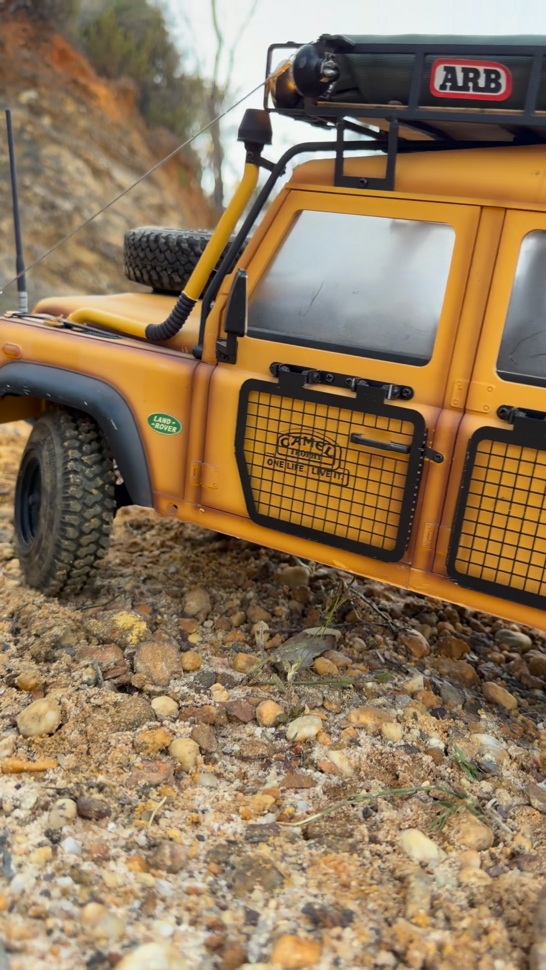 Realistic RC ASMR 🔥🔥🔥 Land Rover Defender (D110) 1:10 Scale Crawler ...