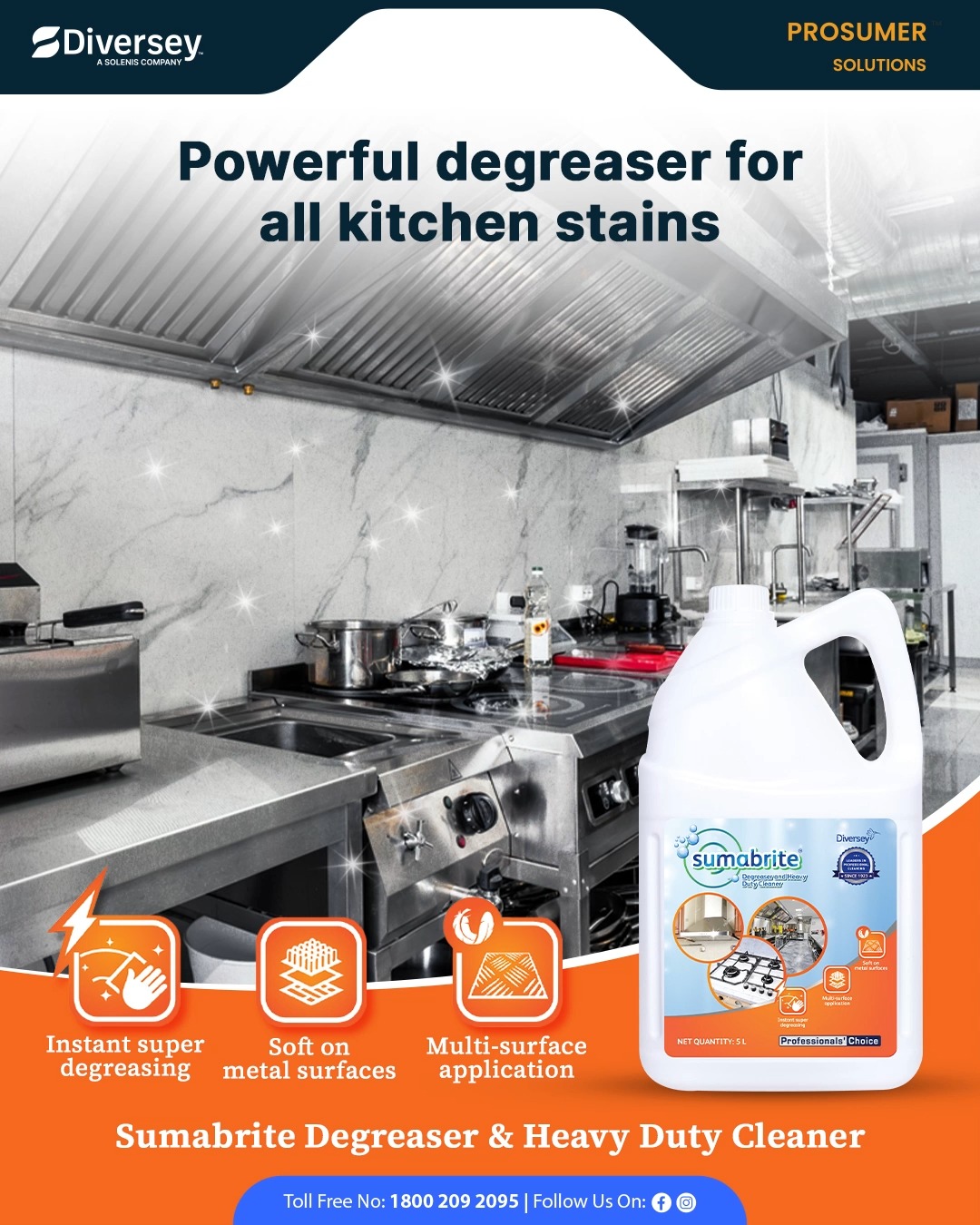 Tough kitchen grease doesn’t stand a chance 💪🍳 Sumabrite Degreaser ...