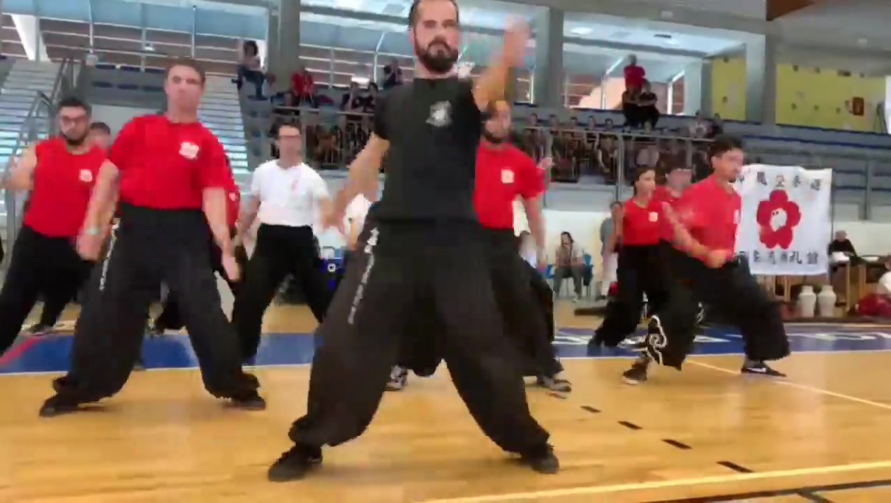 Esibizione di Pak Hok Pai dei fondamentali al 3° Symposium New Martial ...