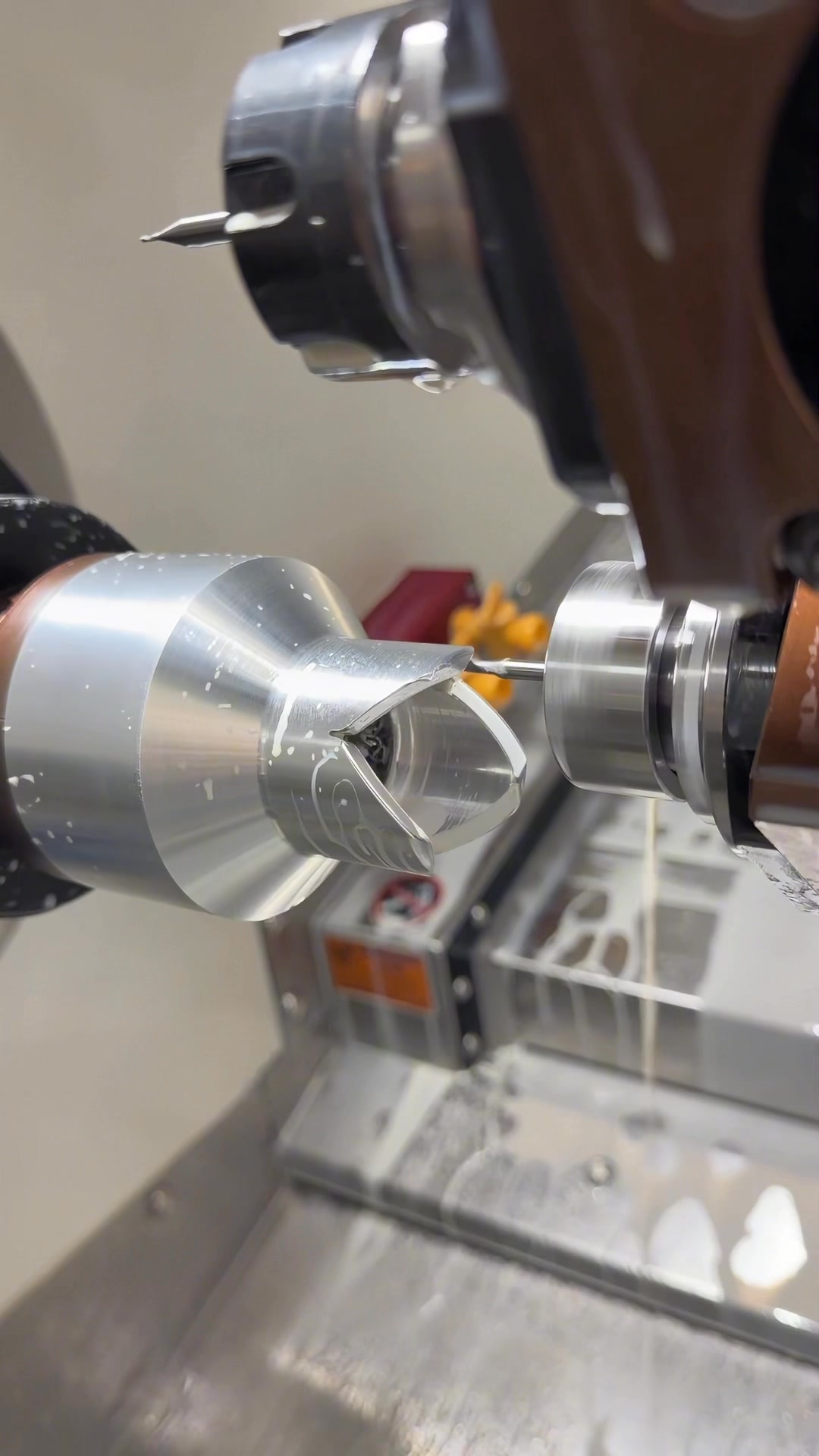 CNC Milling and Turning Compound- make a rocket nozzle ..: #cnc # ...