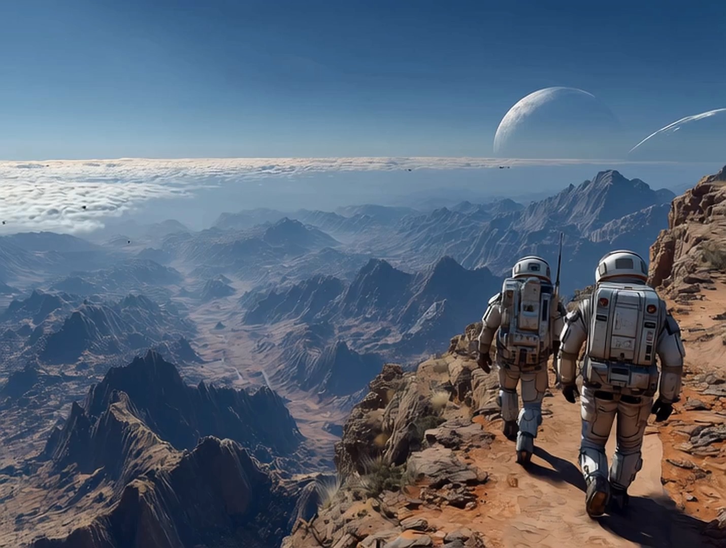 They walk along the edge where maps stop and certainty fades away ...