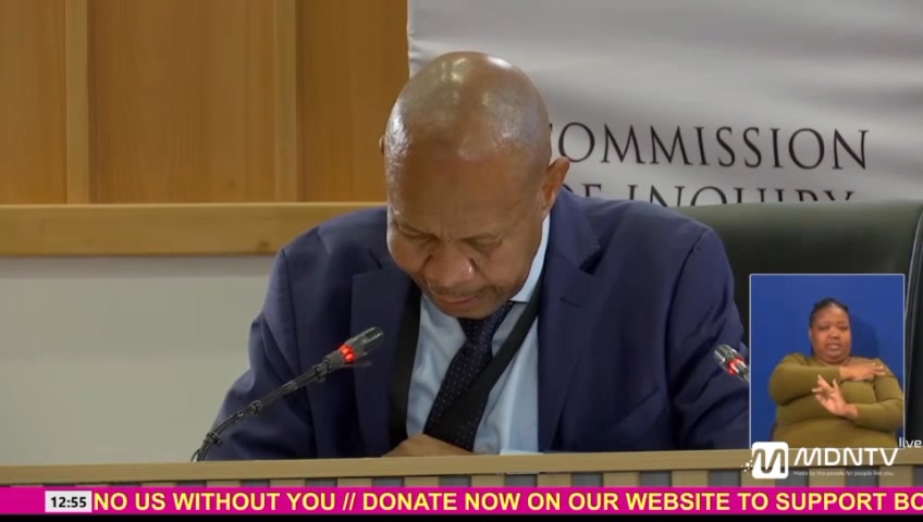 EMPD Chief Jabulani Mapiyeye tells the Madlanga commission that ...