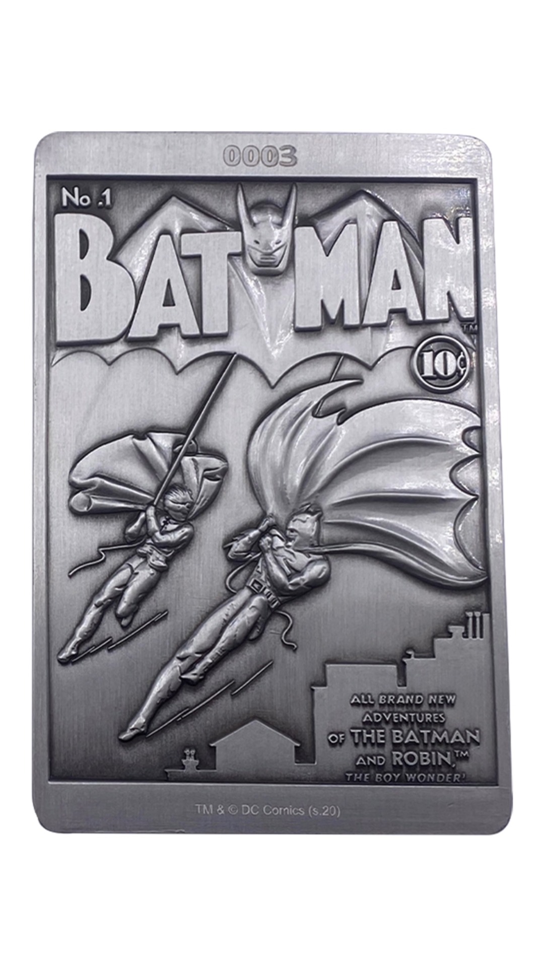 ジョン グローヴァー　直筆サインカード　スケッチカード　1of1  バットマン 86 years ago today, Batman No.1, as depicted on this limited
