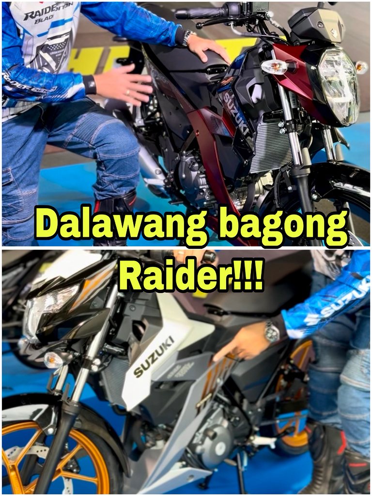 Dalawang bagong Suzuki Raider! The Raider Blade and the Raider Pro! # ...