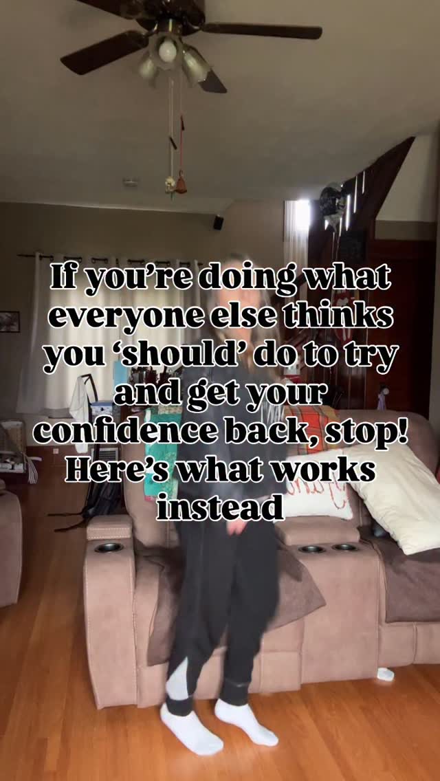 For years I tried to “should” myself into confidence… Should look this ...