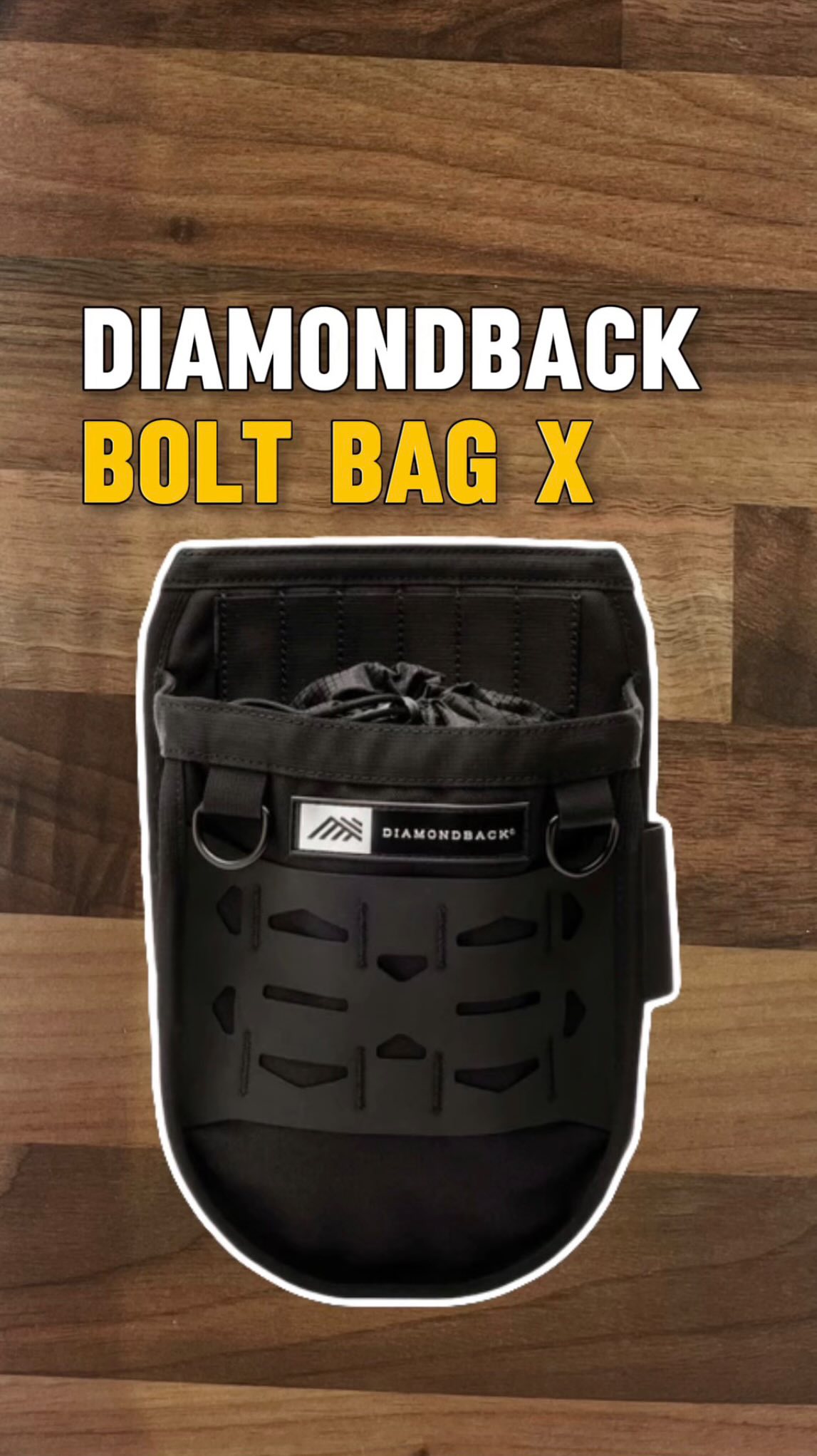 The Diamondback Bolt Bag X Heavy-duty, purpose-built pouch 