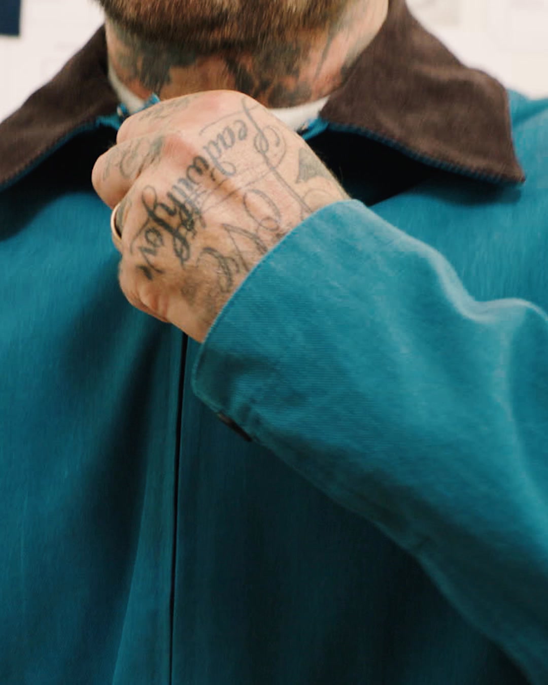 BOSS BY BECKHAM in focus: a reimagined classic jacket in vivid