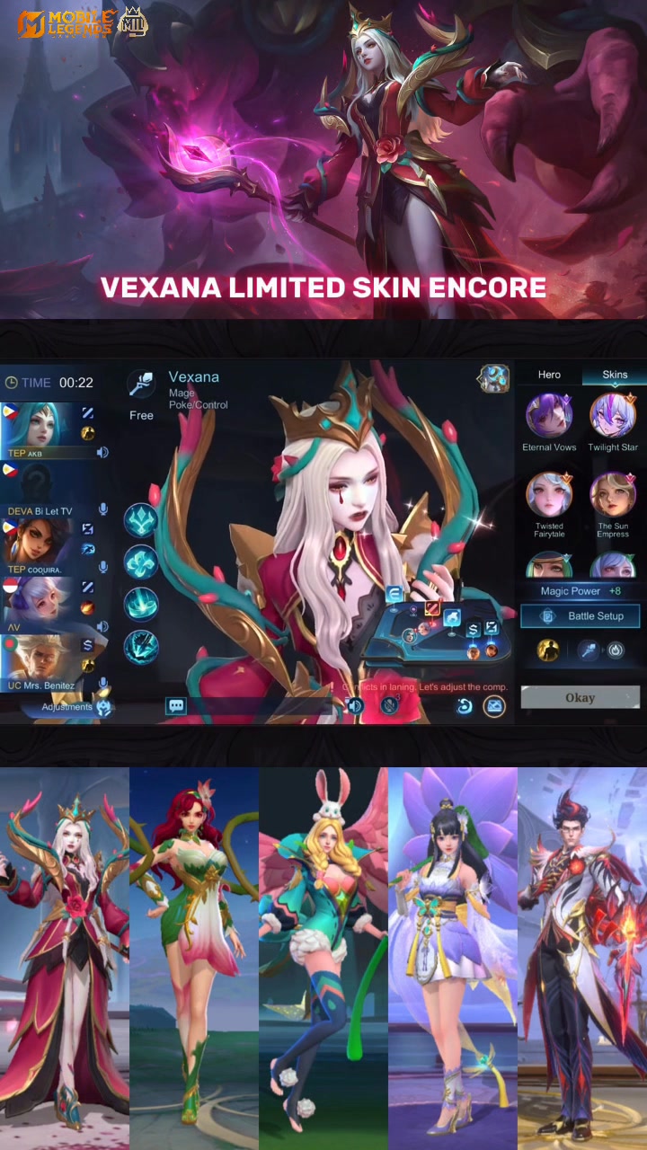 Part 3 - Vexana Limited Skin Encore Gameplay Highlights #MLBB