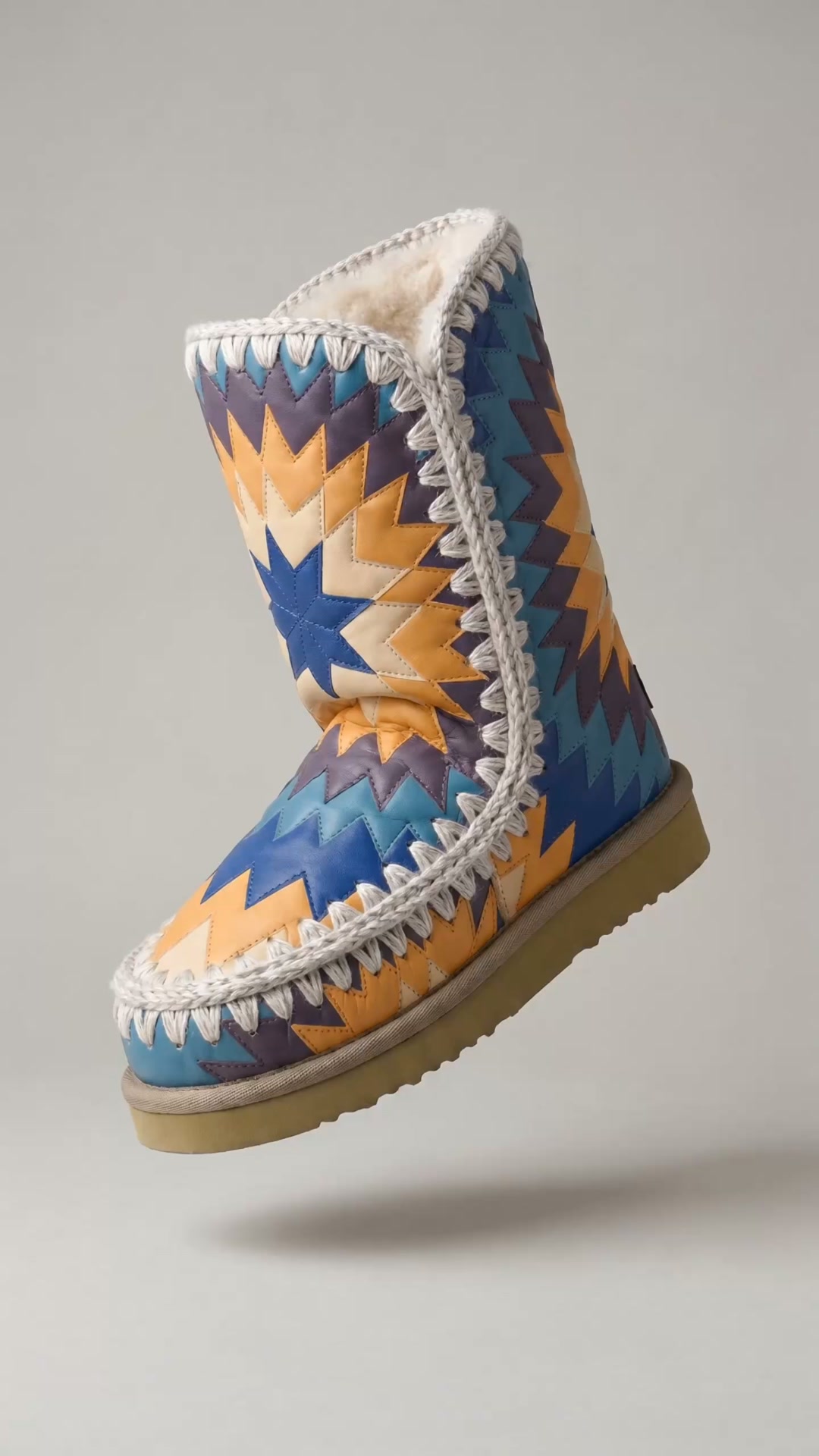 MOU - New for FW24, the winter bio overstitching is a vibrant