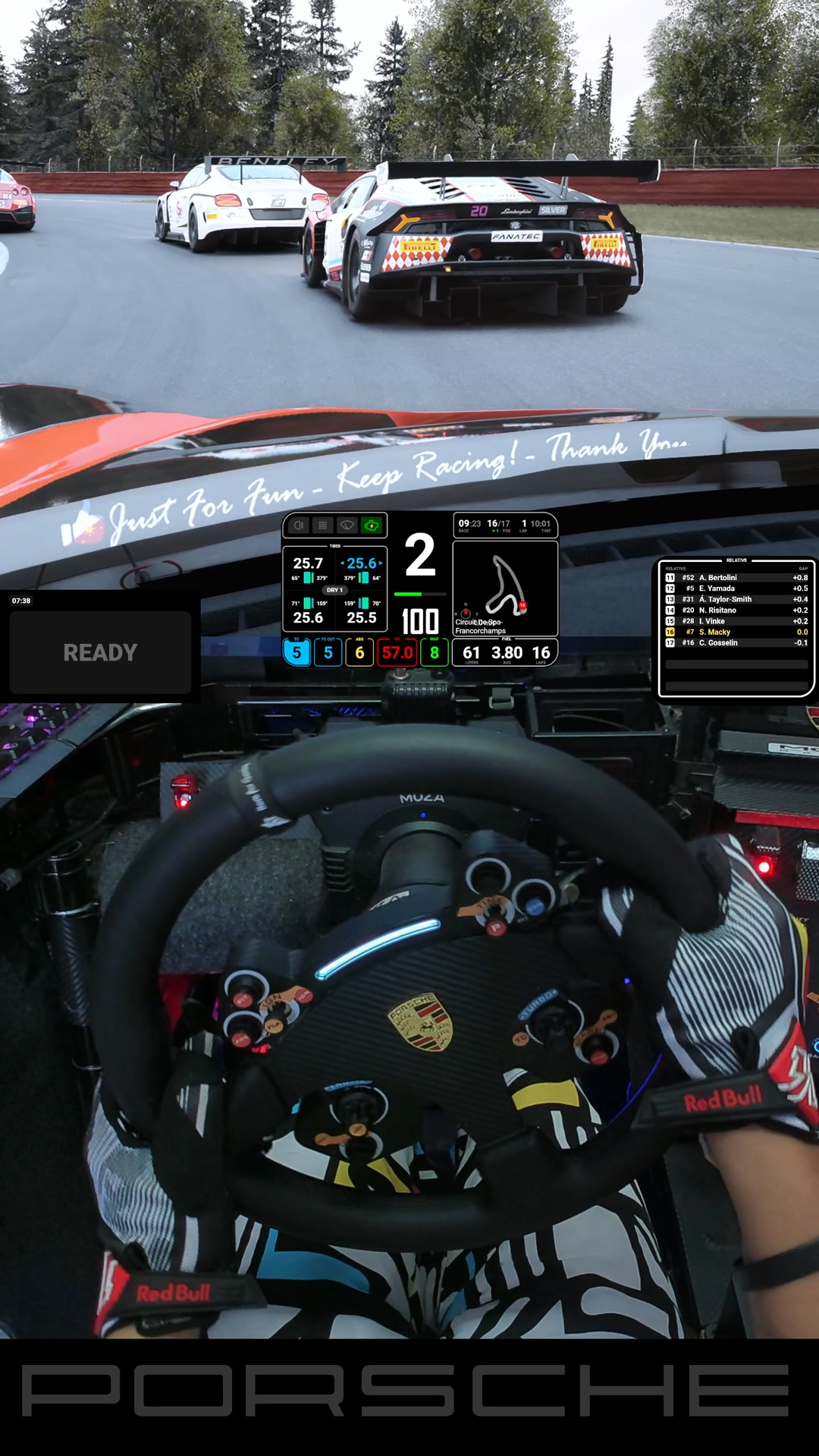 JUST FOR FUN - KEEP RACING - @followers #assettocorsacompetizione # ...