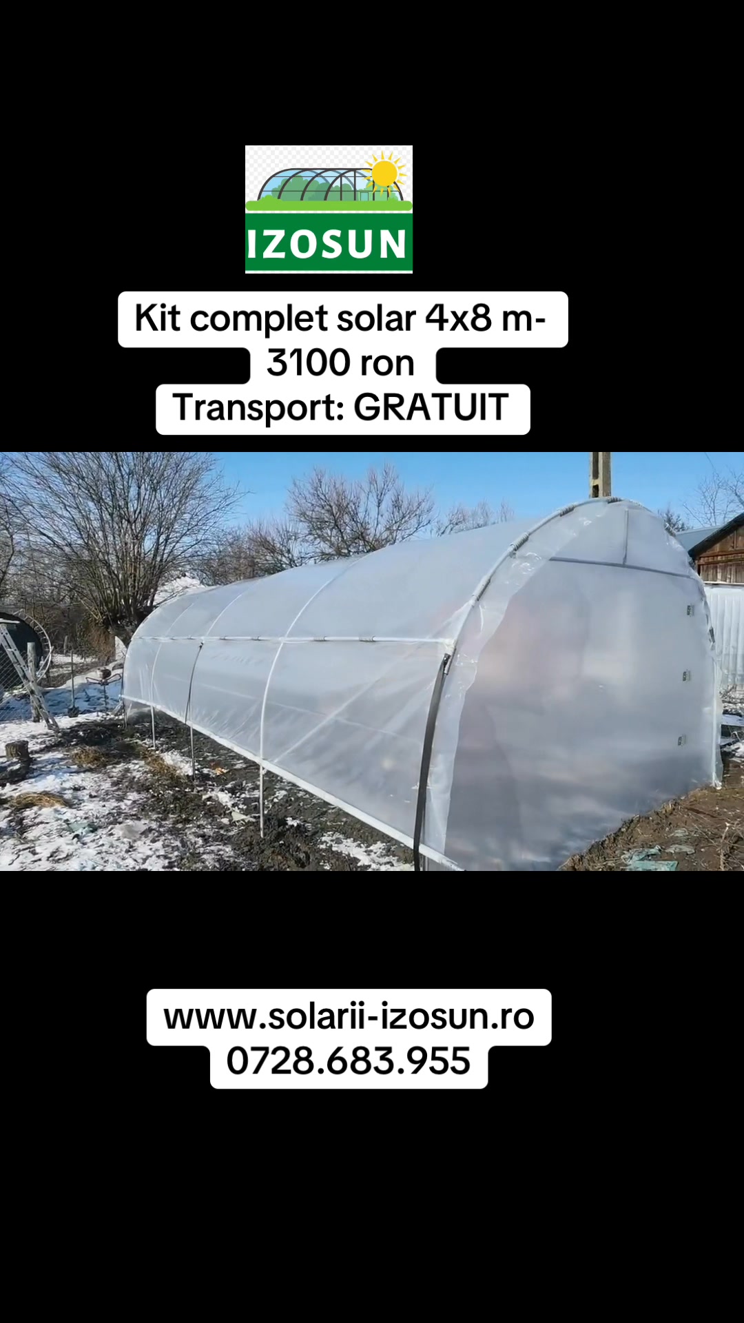 Comercializam kituri solarii complete Izosun pentru gradina sau ...