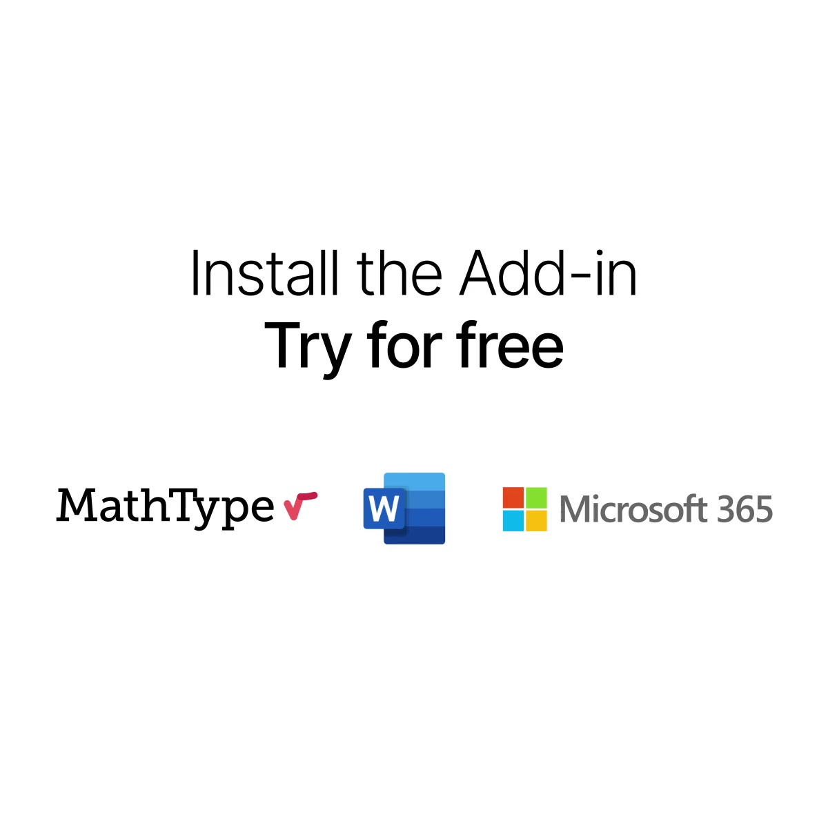MathType - New MathType Add-in for Word in Microsoft 365.... | Facebook