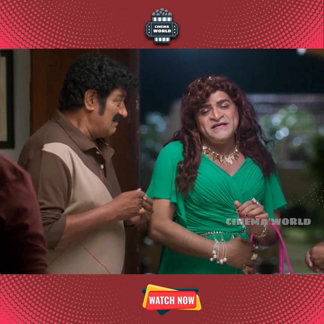 Ali & Raghu Babu Telugu Best Comedy Laddy Getup Scene | Cinema World ...