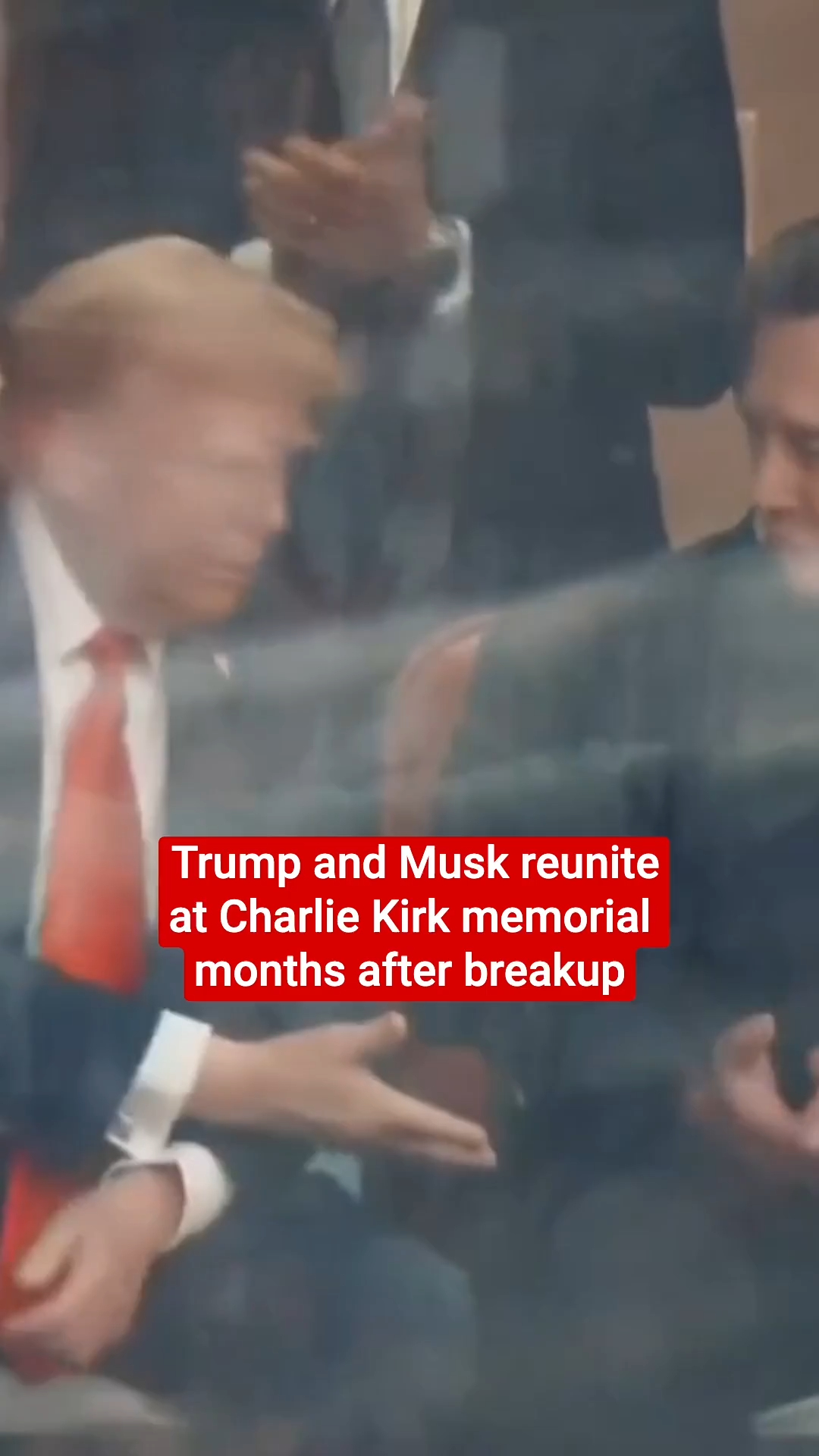 Watch Donald Trump and Elon Musk shake hands as the pair reunited at ...