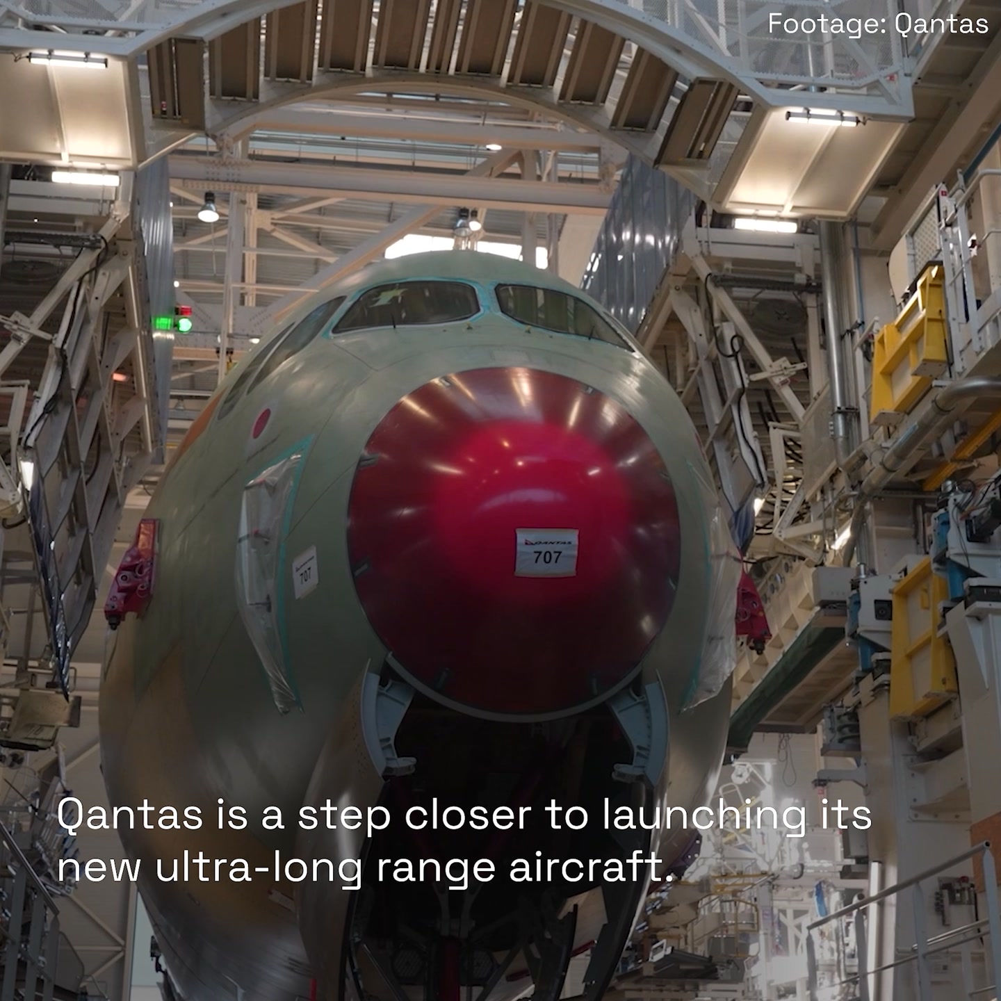 Qantas has unveiled footage of its ultra-long range aircraft, A350 ...