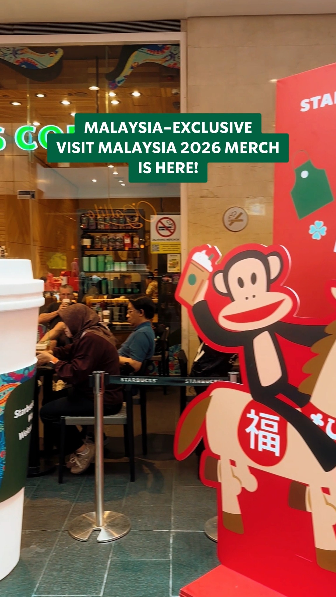 Spot the Starbucks x Visit Malaysia vibes around the city