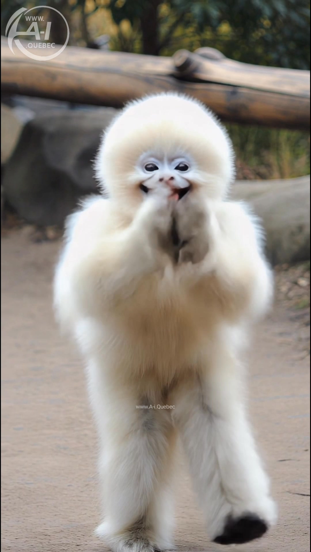 Unknown Origin Happy White Monkey | A-i