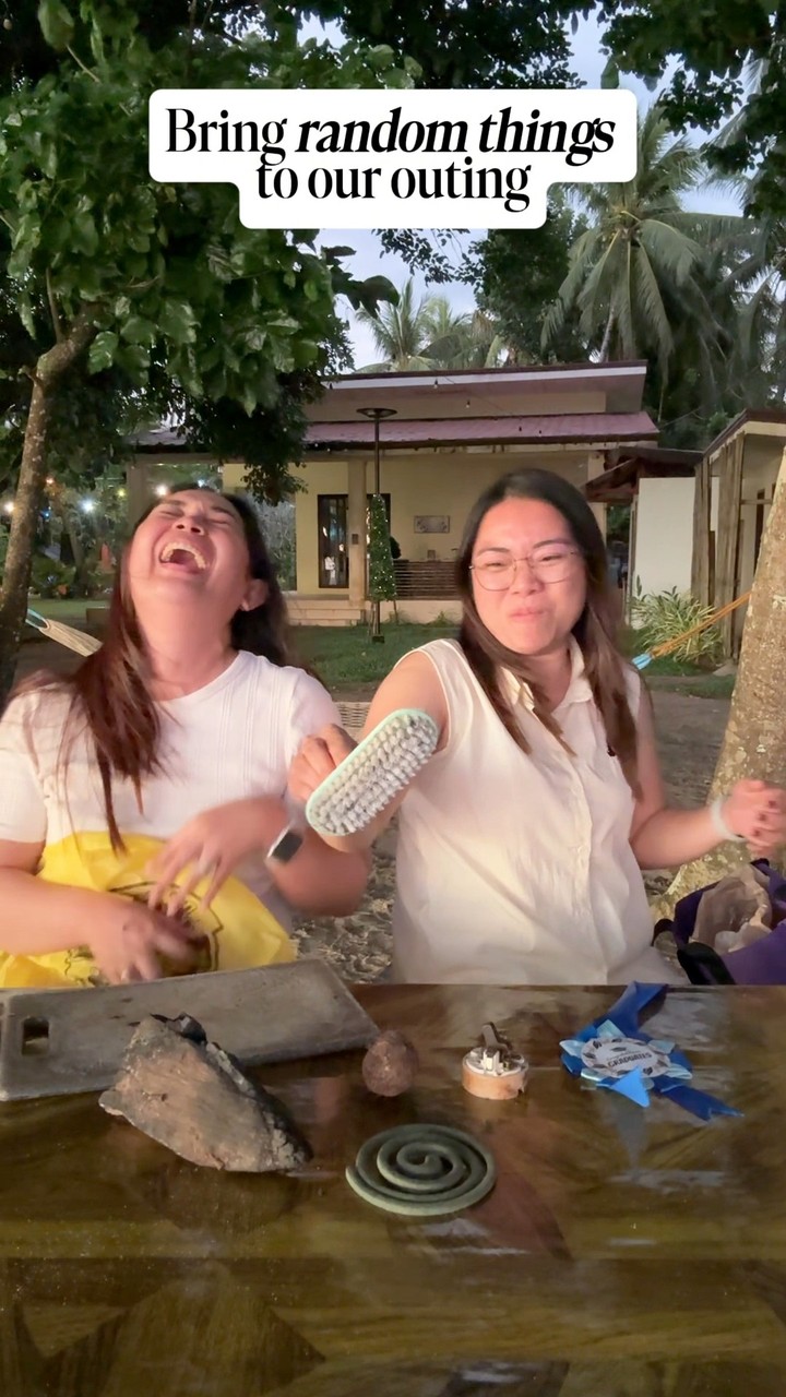 Bringing random things to our outing! HAHAHAHAHA! Unsa nga random thing ...